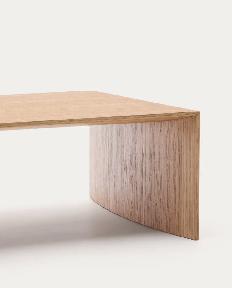 Litto oak veneer coffee table