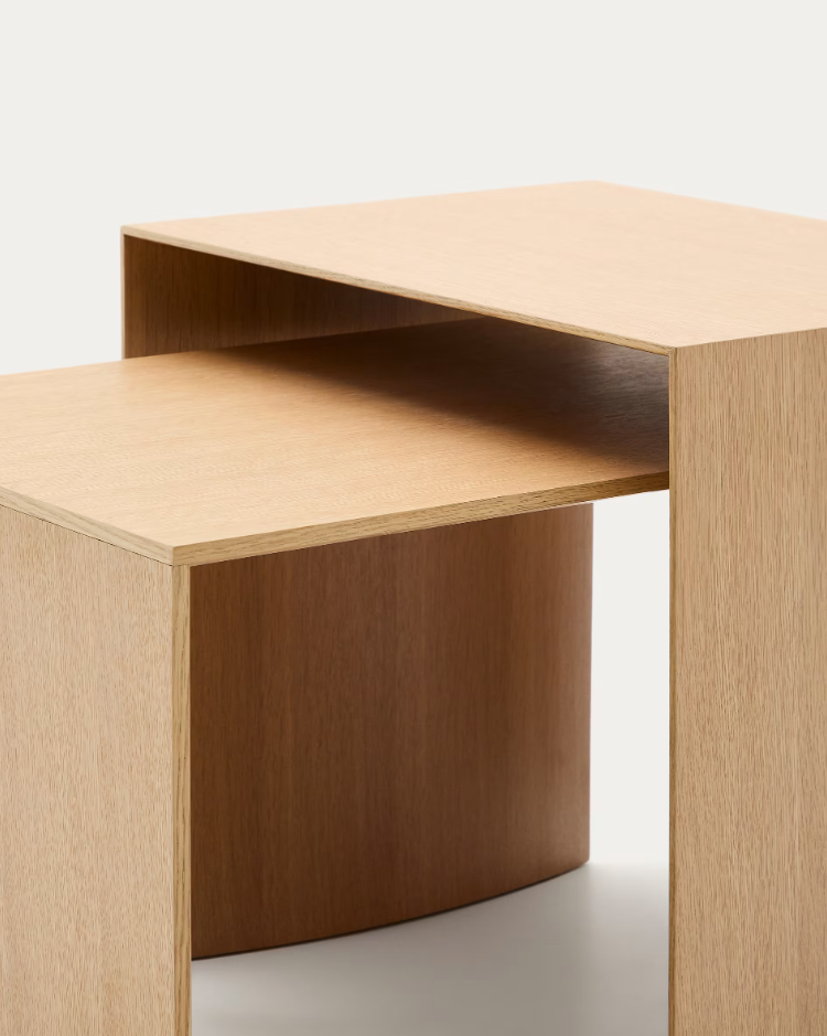 Seitentisch Litto Eichenfurnier