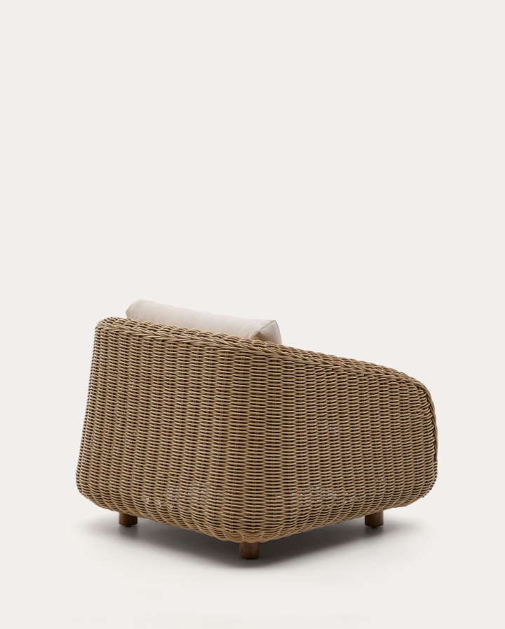 Synthetic Rattan external armchair