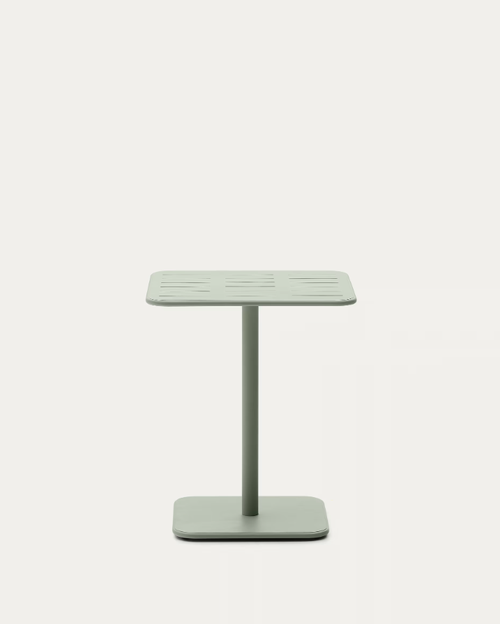 BRAI turquoise steel garden table
