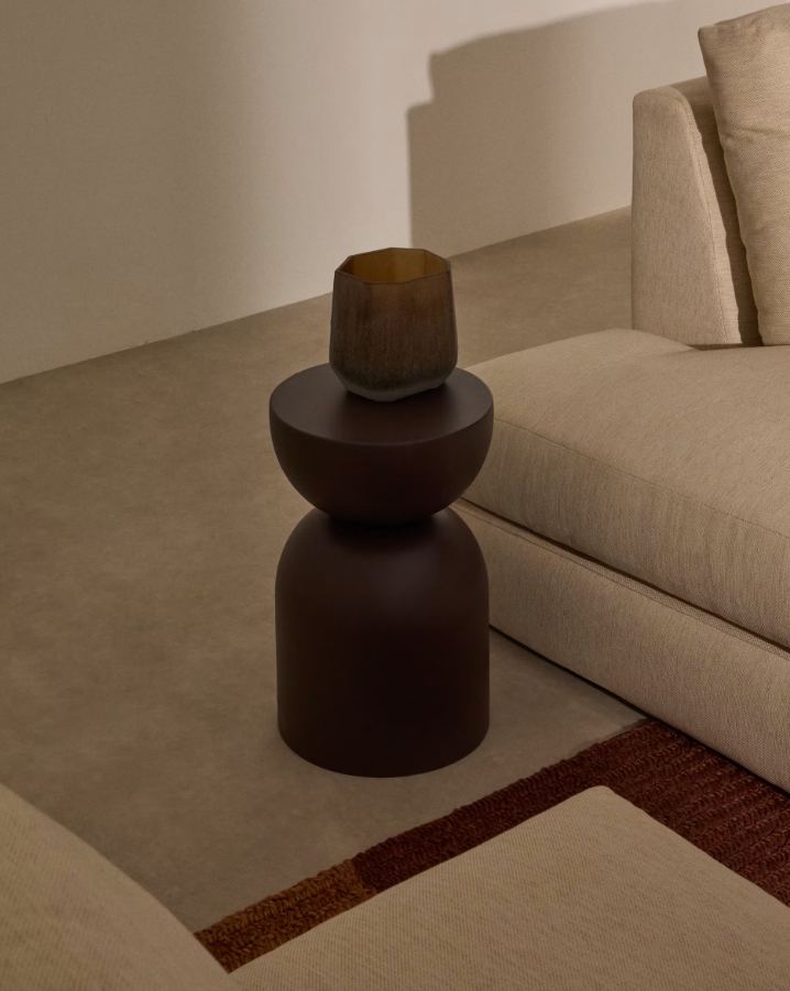 Rachell side table matte purple