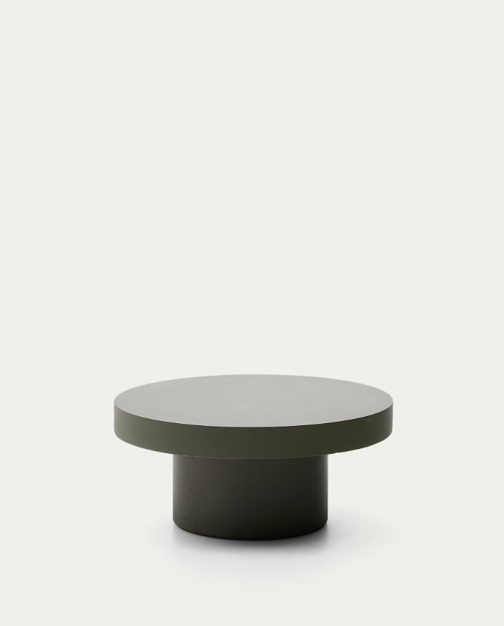 Aigablava coffee table green cement