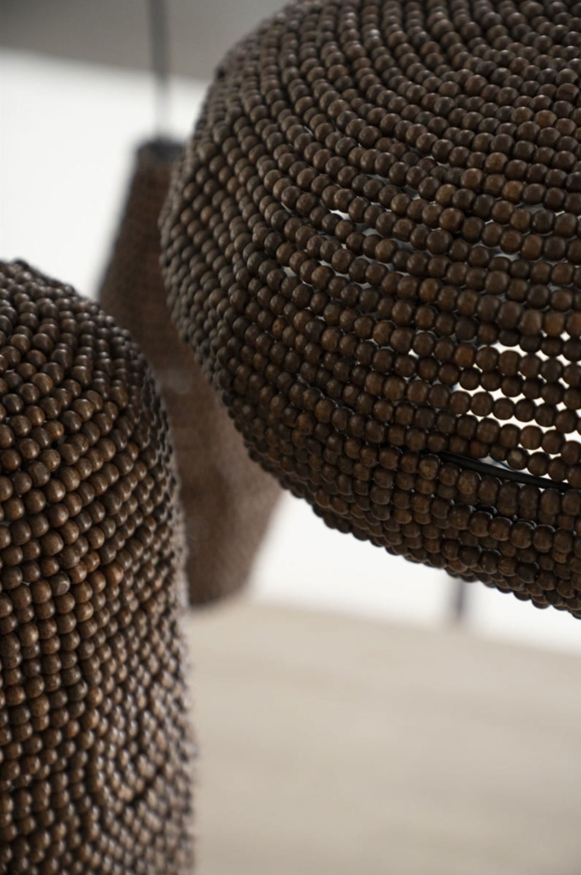 Pendelleuchte SHANGA dunkles Holz