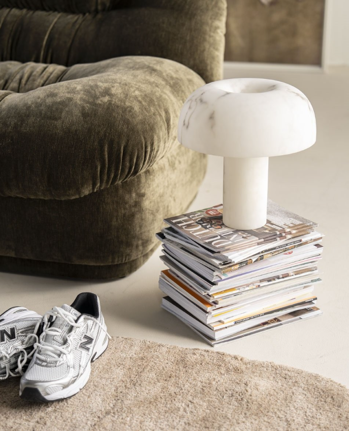 Tischlampe GLOWSTONE creme