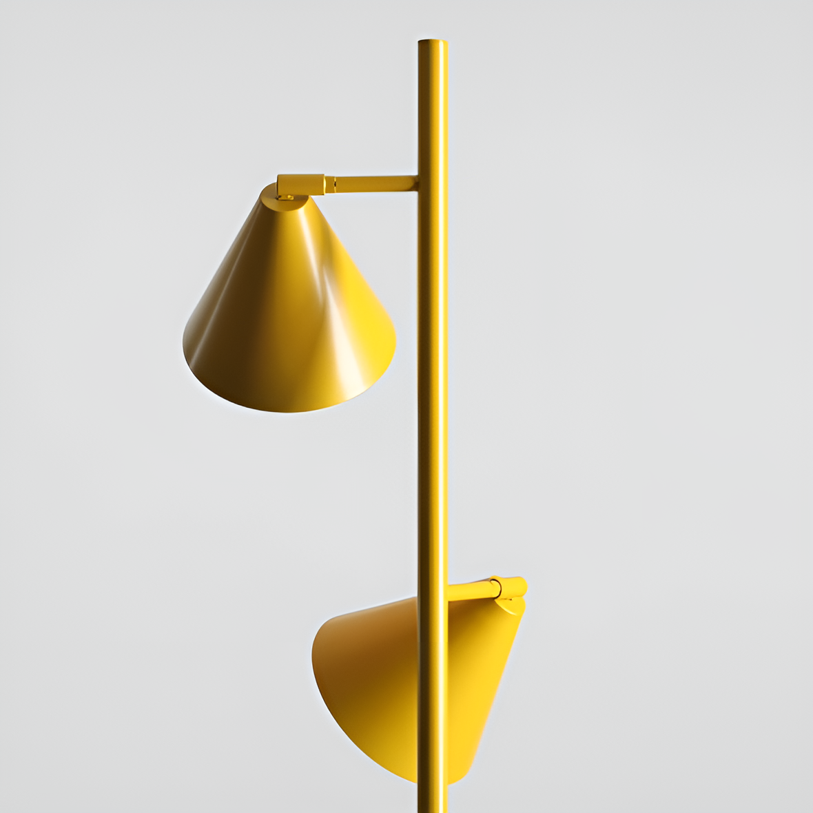 FORM DUO Stehleuchte senf