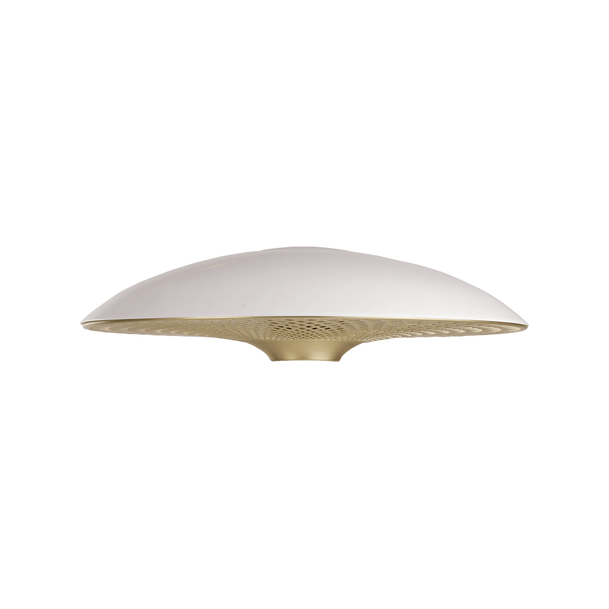 Abażur MANTA RAY biały ze złotym – Umage