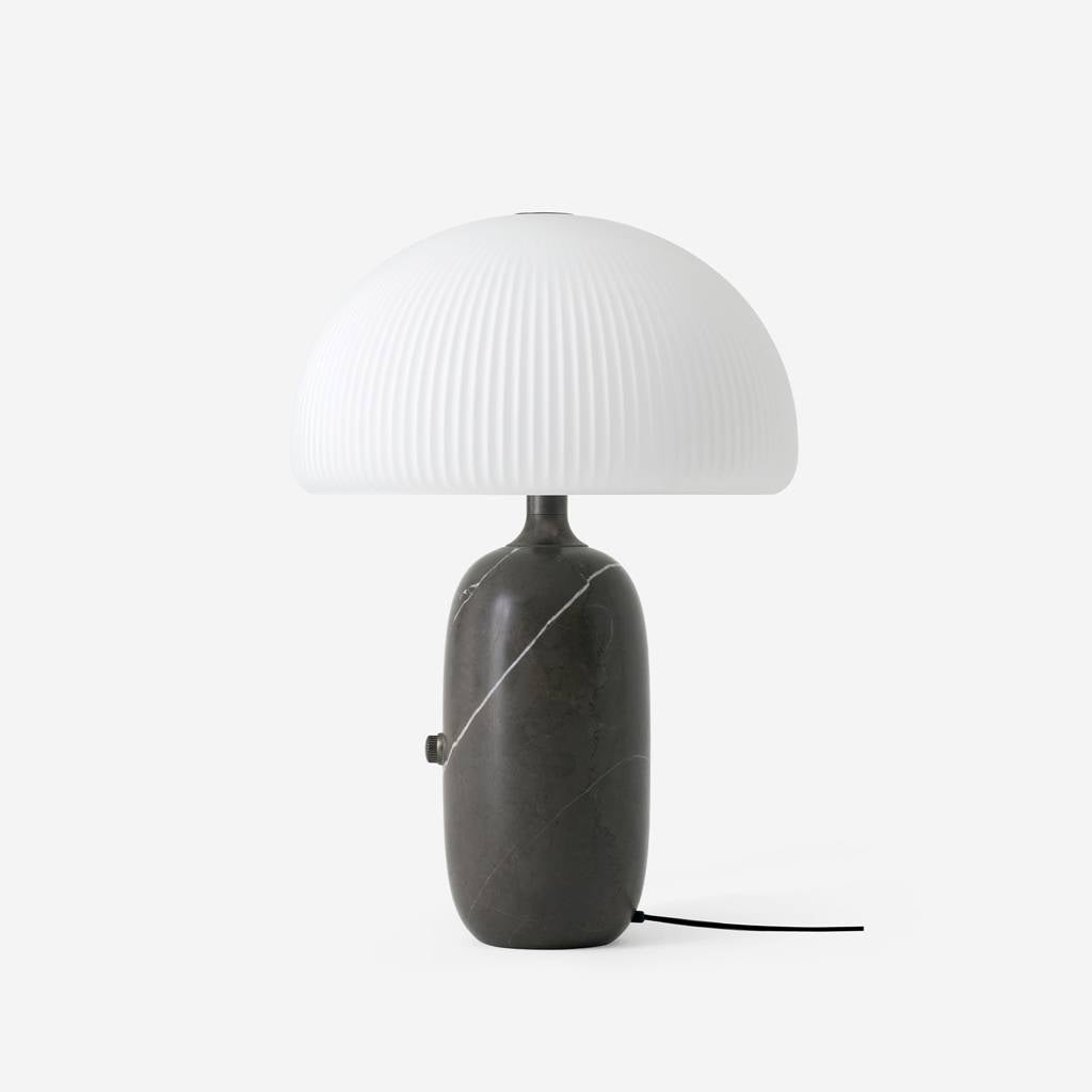 Tischlampe SCULPTURE grauer Marmor
