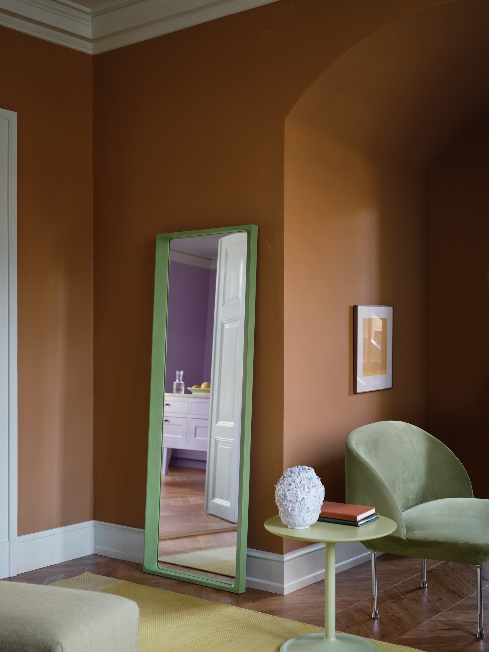 ARCED Mirror Light Green