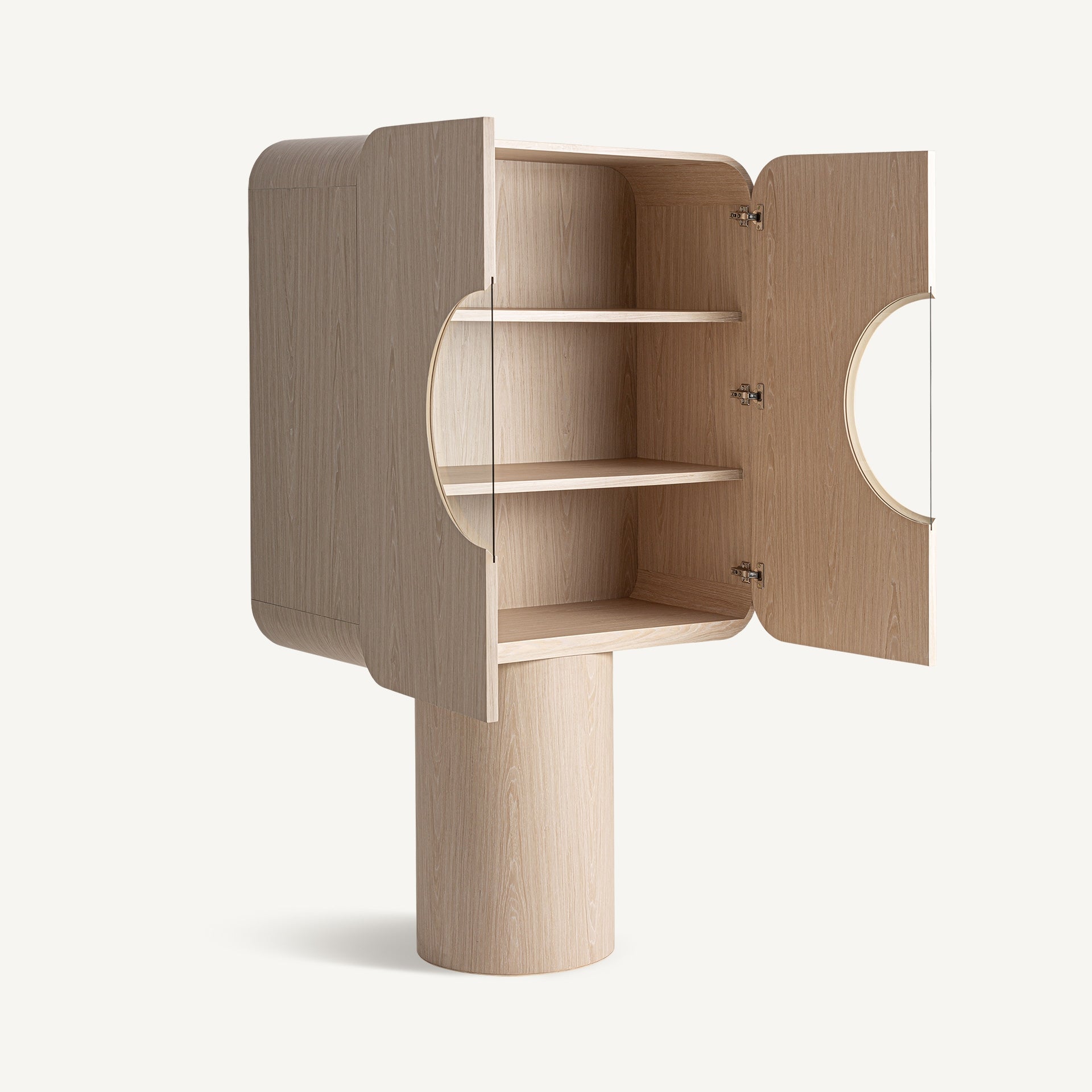 KHARJ Wardrobe Oak Wood