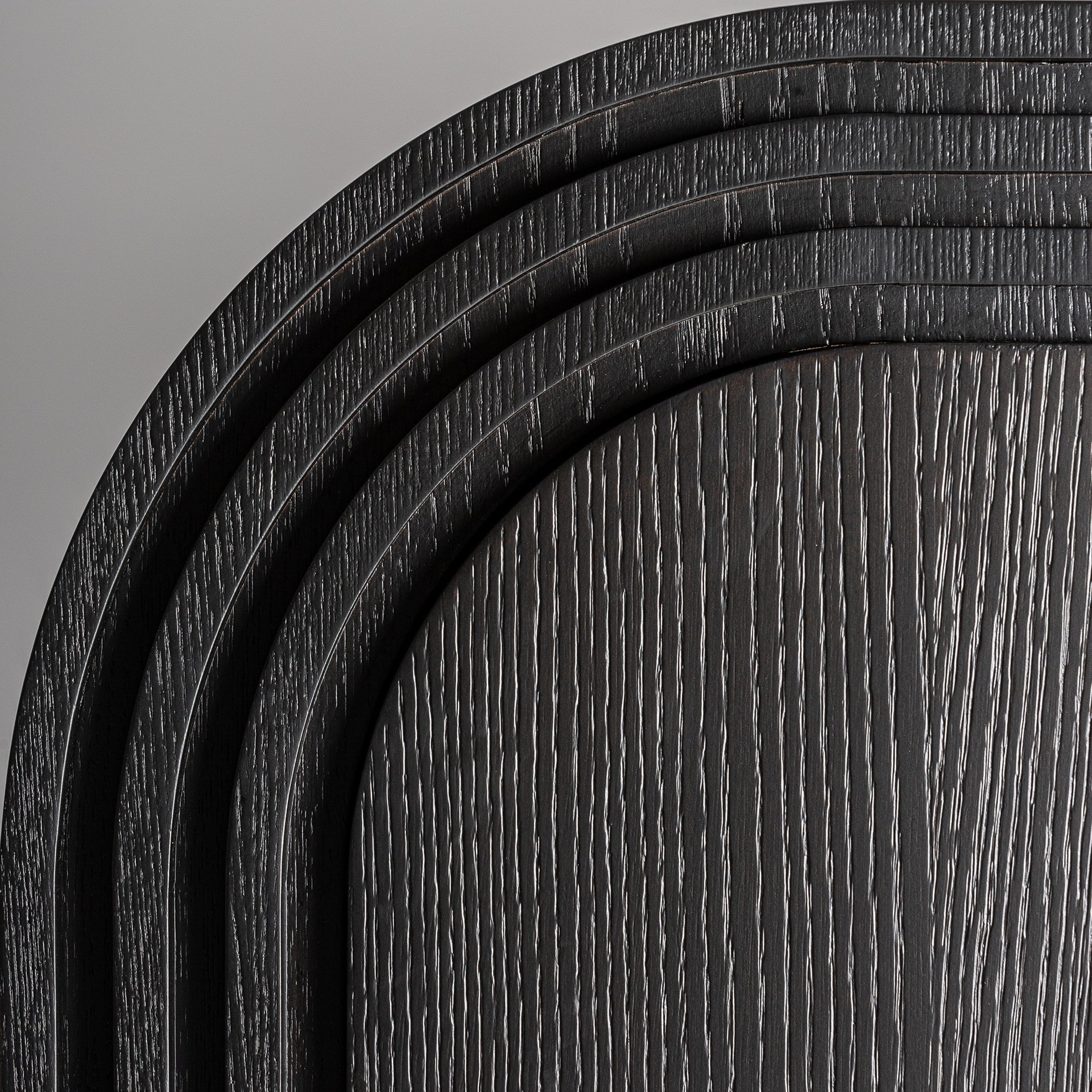 RIZE Wardrobe Black Oak Wood