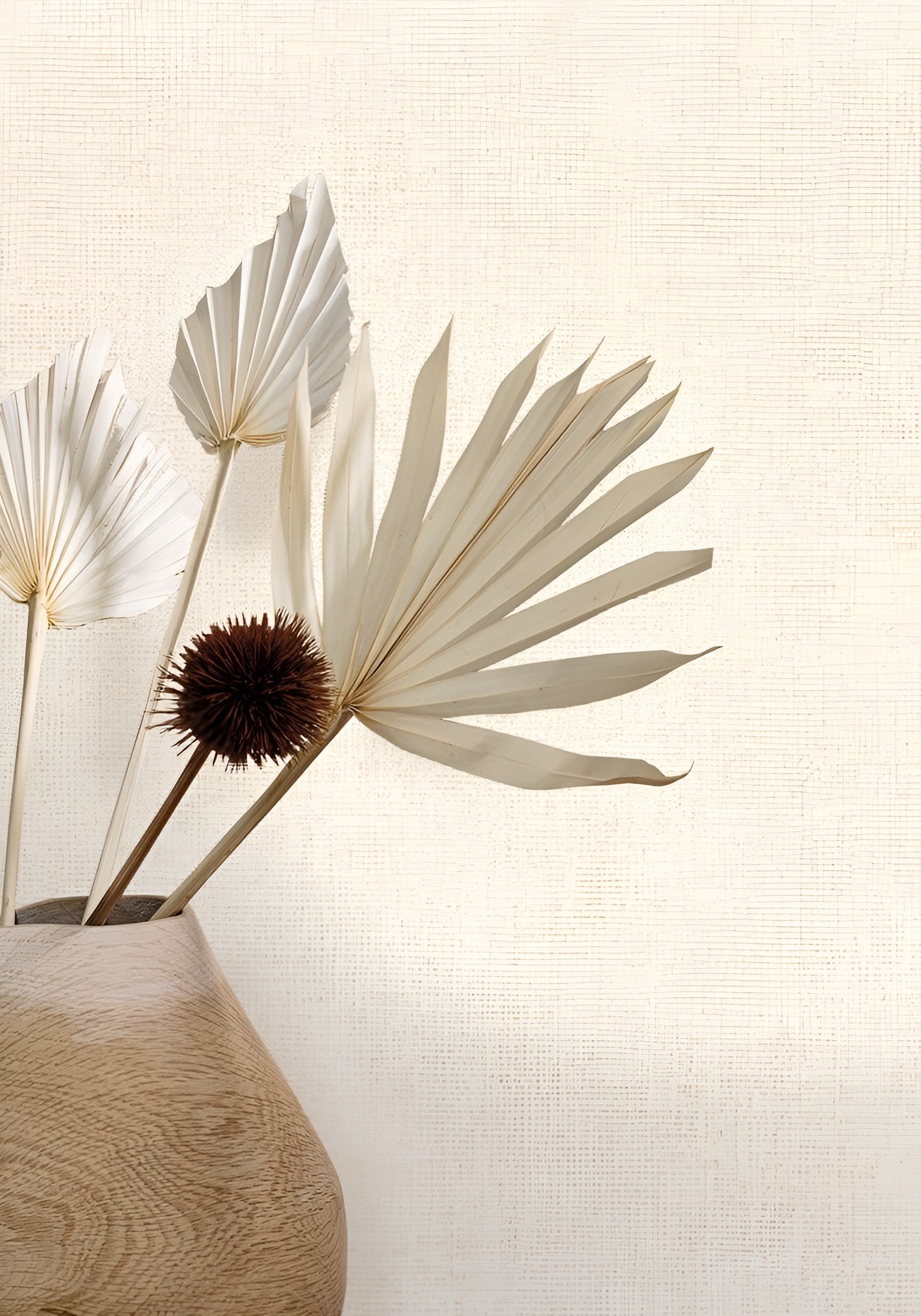 Strukturierte Tapete, die Leinen imitiert TENERE - BLANC/DORE weiß mit Gold