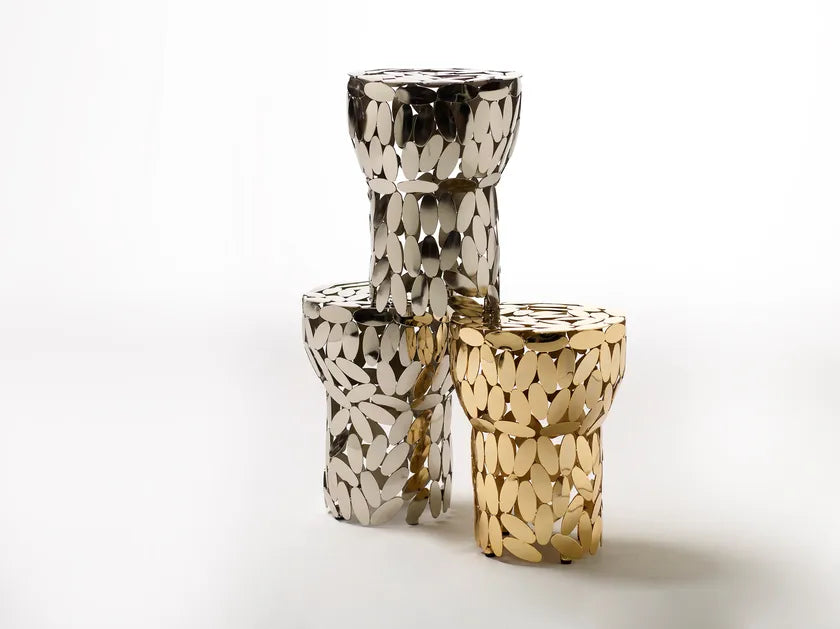 FOLIAE Silver Side Table