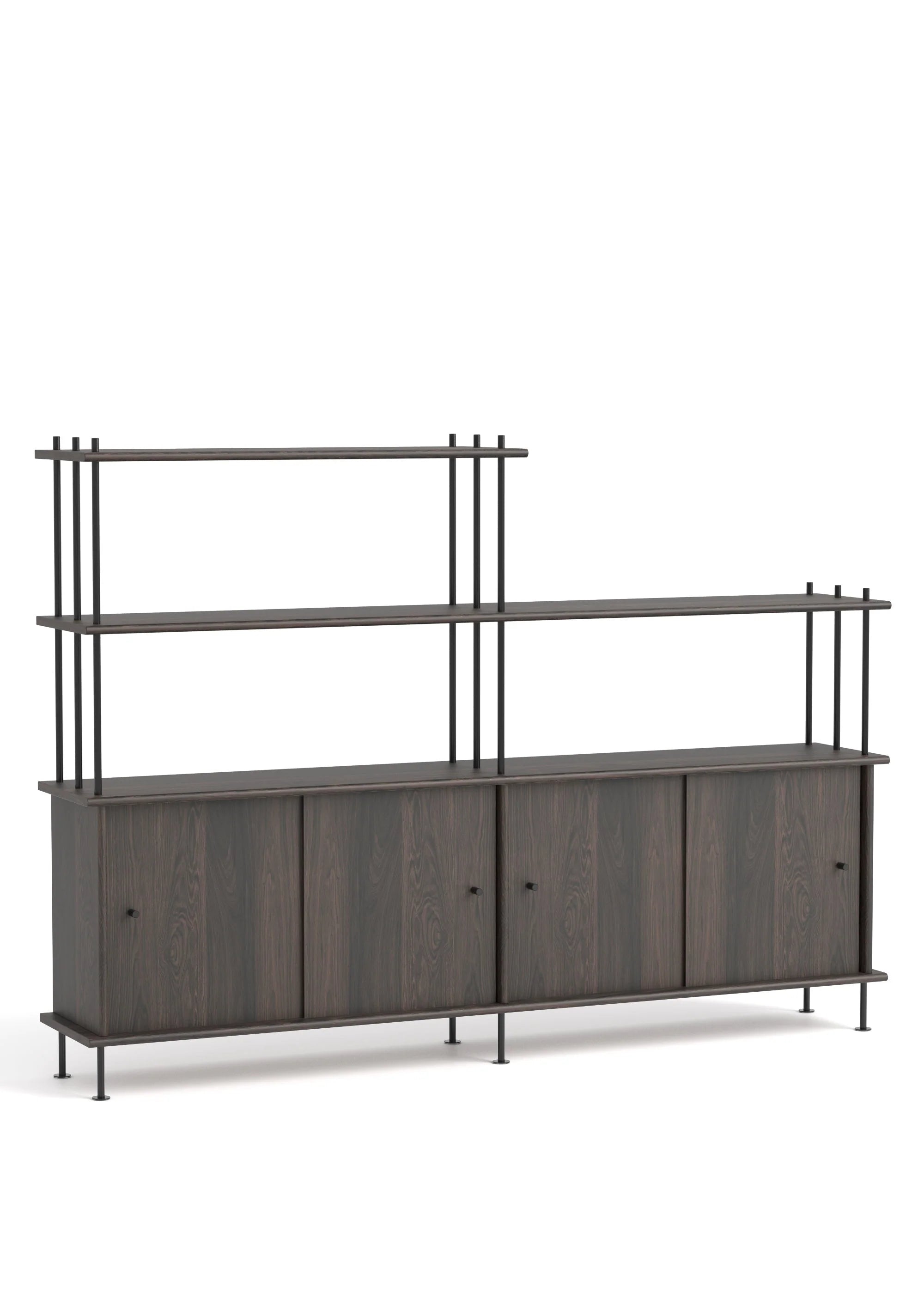 BAVA 200 Schrank aus schwarzem Eichenholz