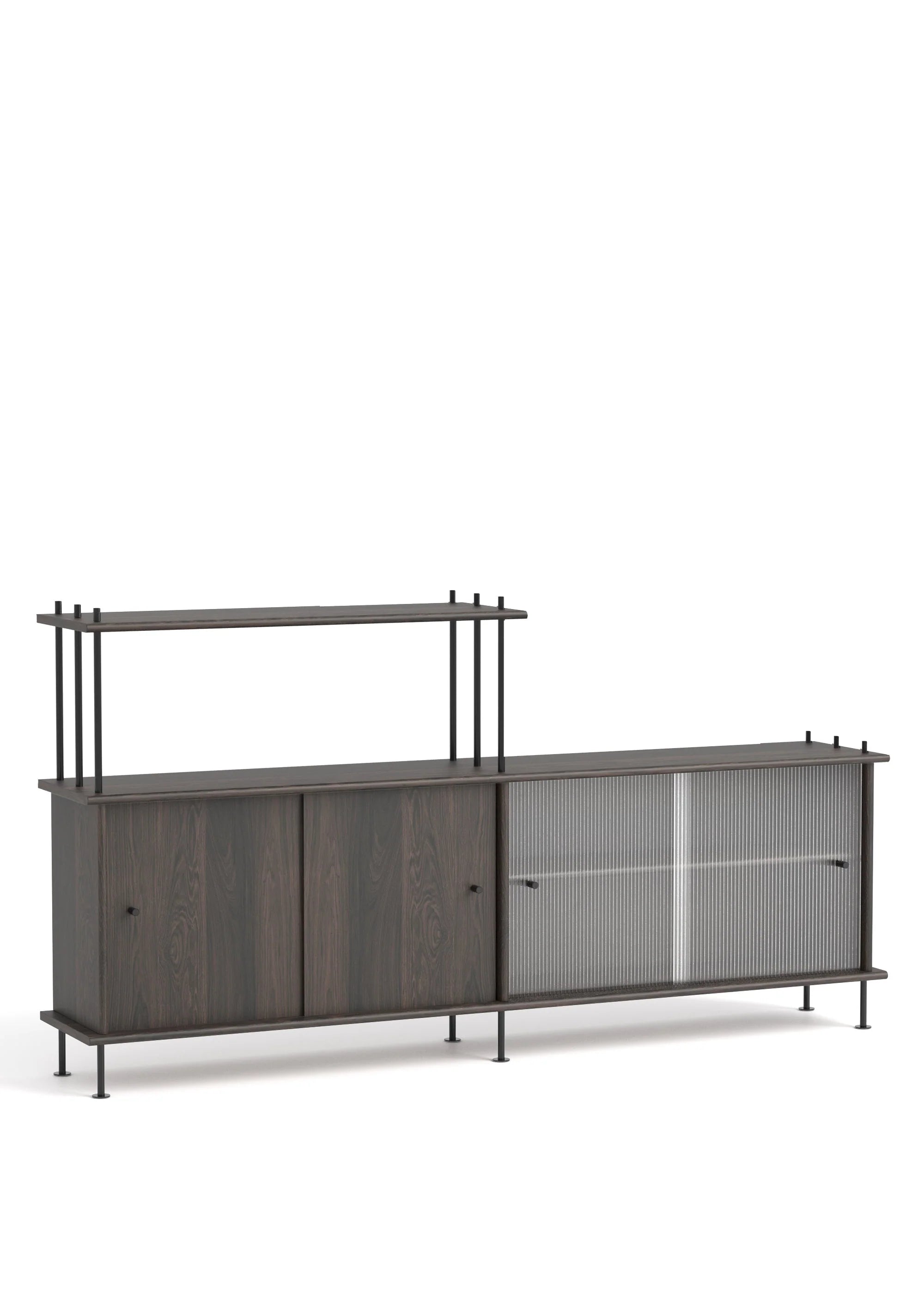 BAVA 200 Schrank aus schwarzem Eichenholz