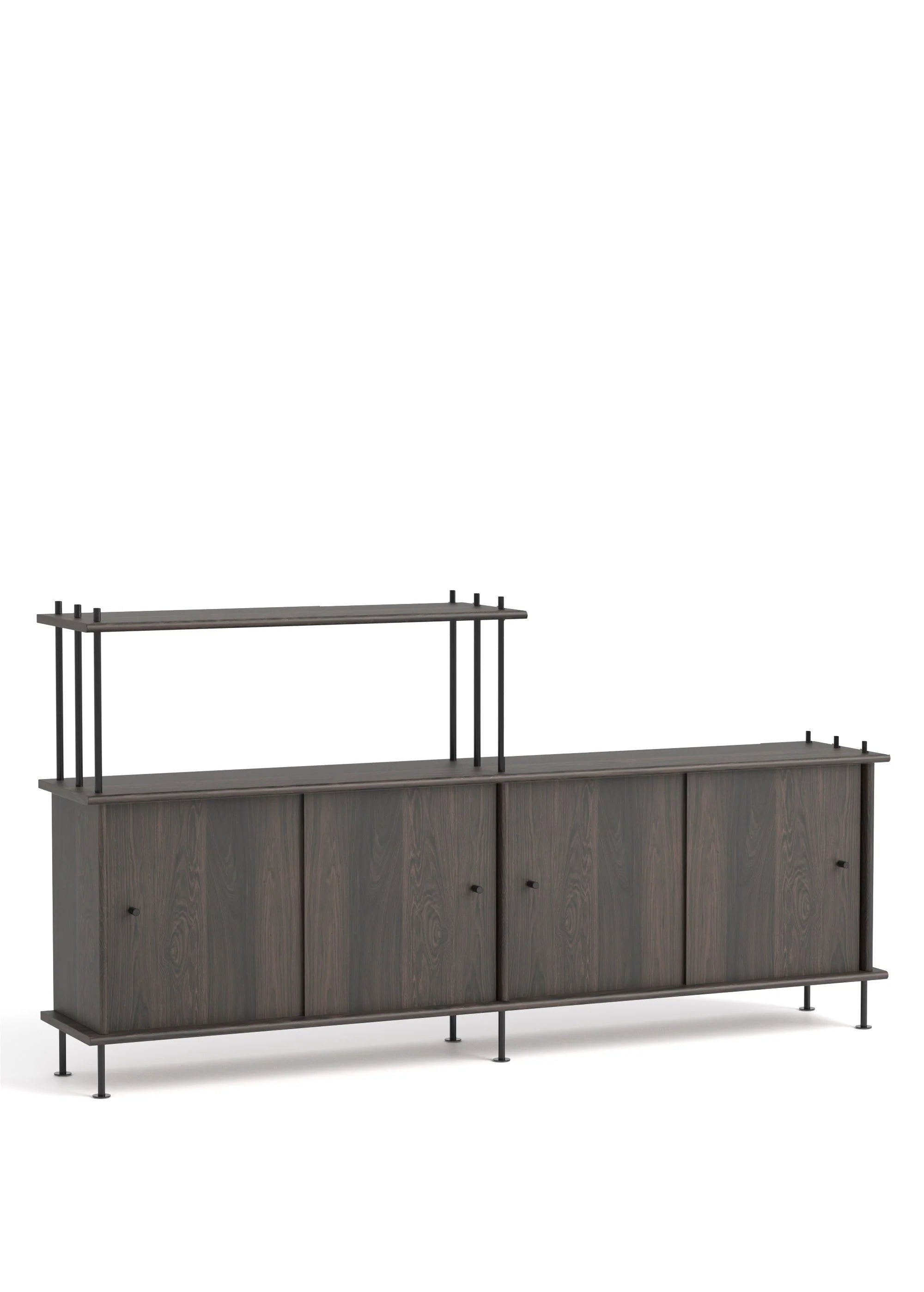 BAVA 200 Schrank aus schwarzem Eichenholz