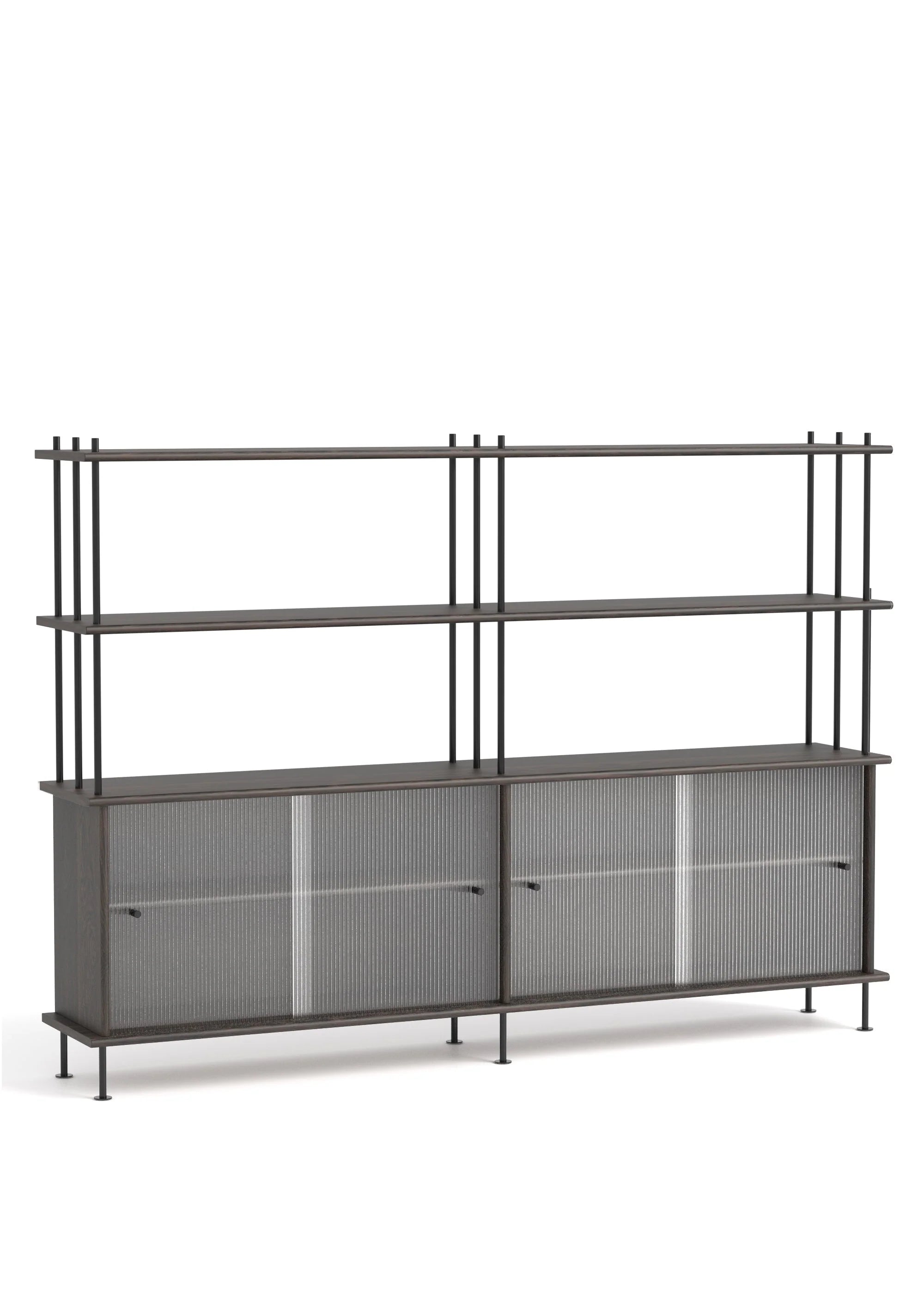BAVA 200 Schrank aus schwarzem Eichenholz