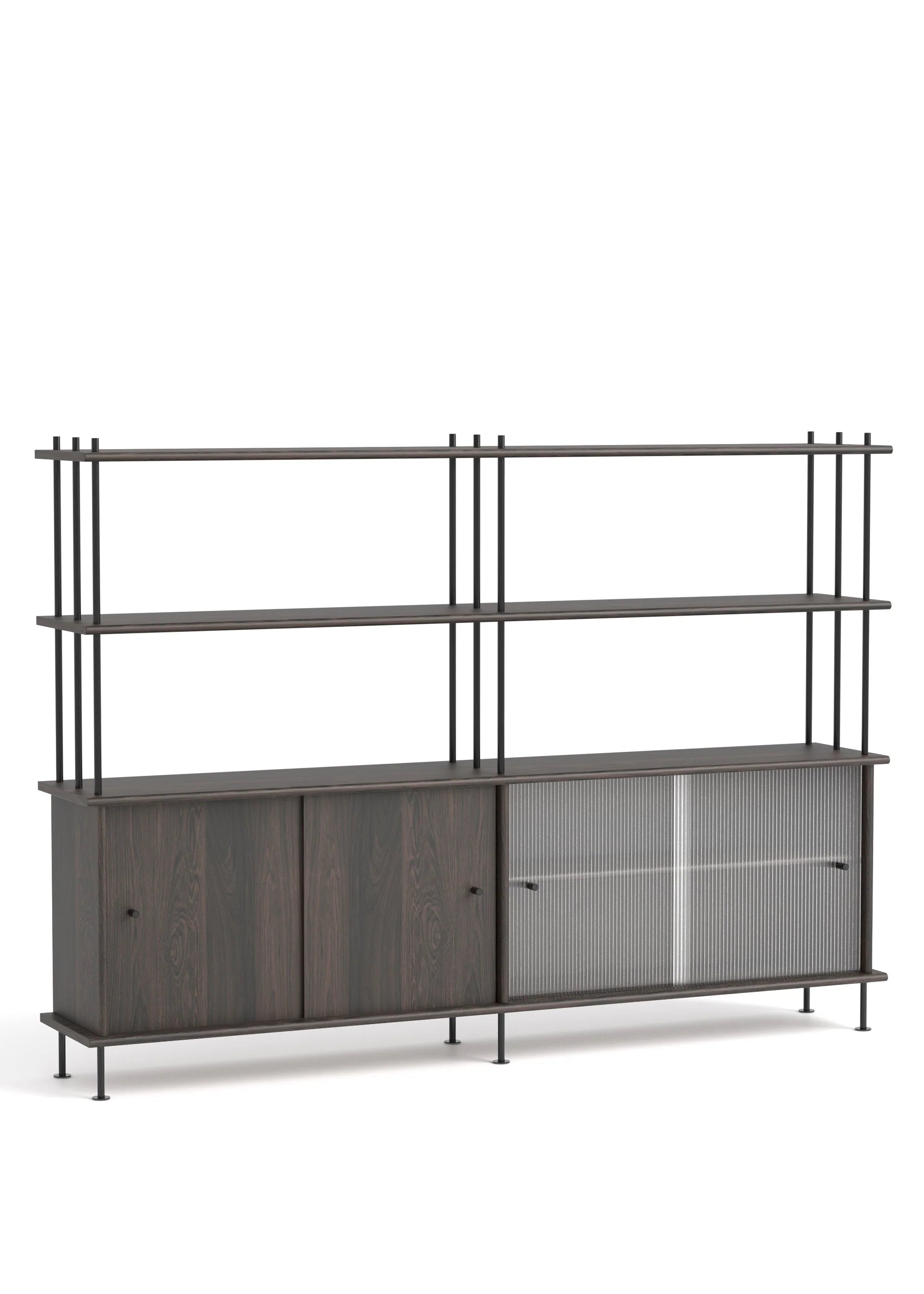 BAVA 200 Schrank aus schwarzem Eichenholz