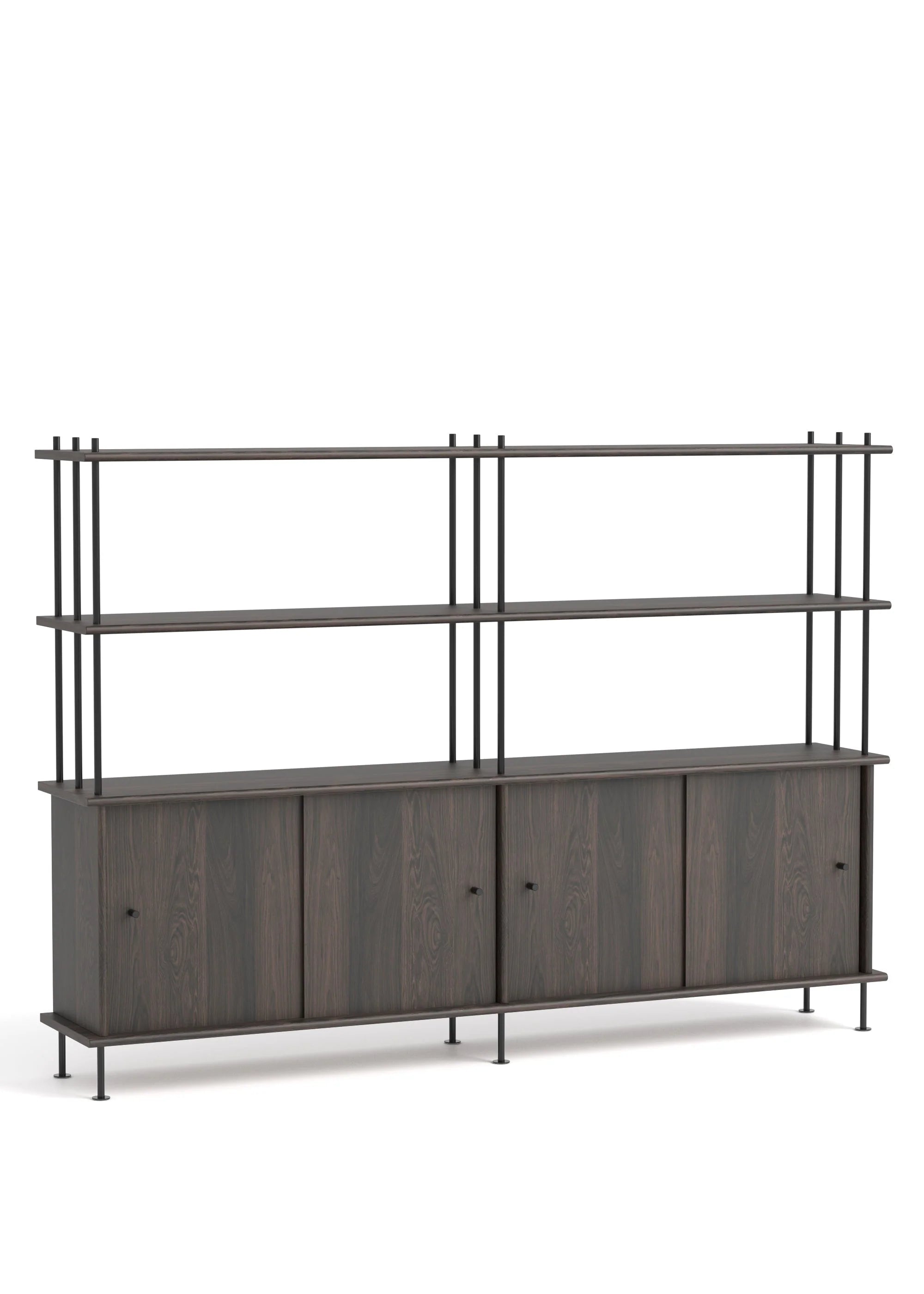 BAVA 200 Schrank aus schwarzem Eichenholz