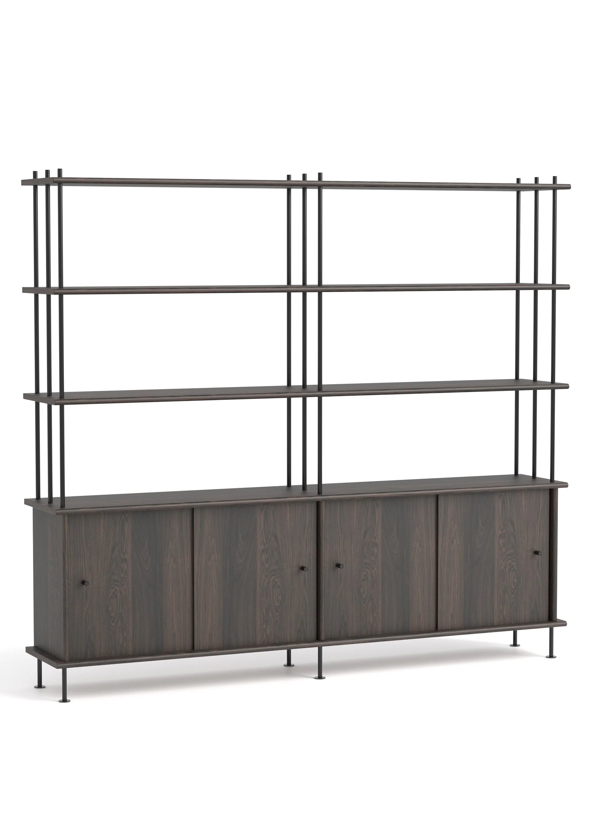 BAVA 200 Schrank aus schwarzem Eichenholz