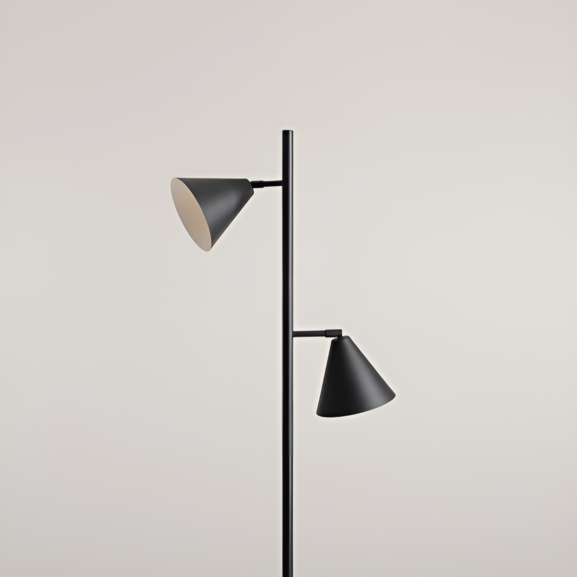 Stehleuchte FORM DUO schwarz