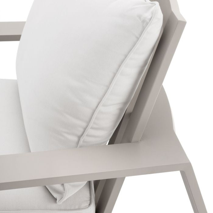 Außenstuhl BELLE VUE gebrochenes Weiß