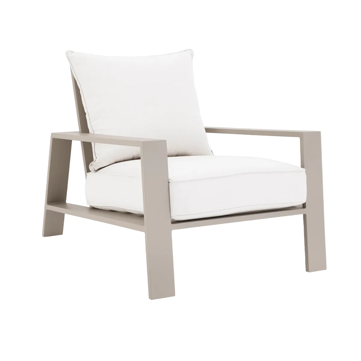 Außenstuhl BELLE VUE gebrochenes Weiß