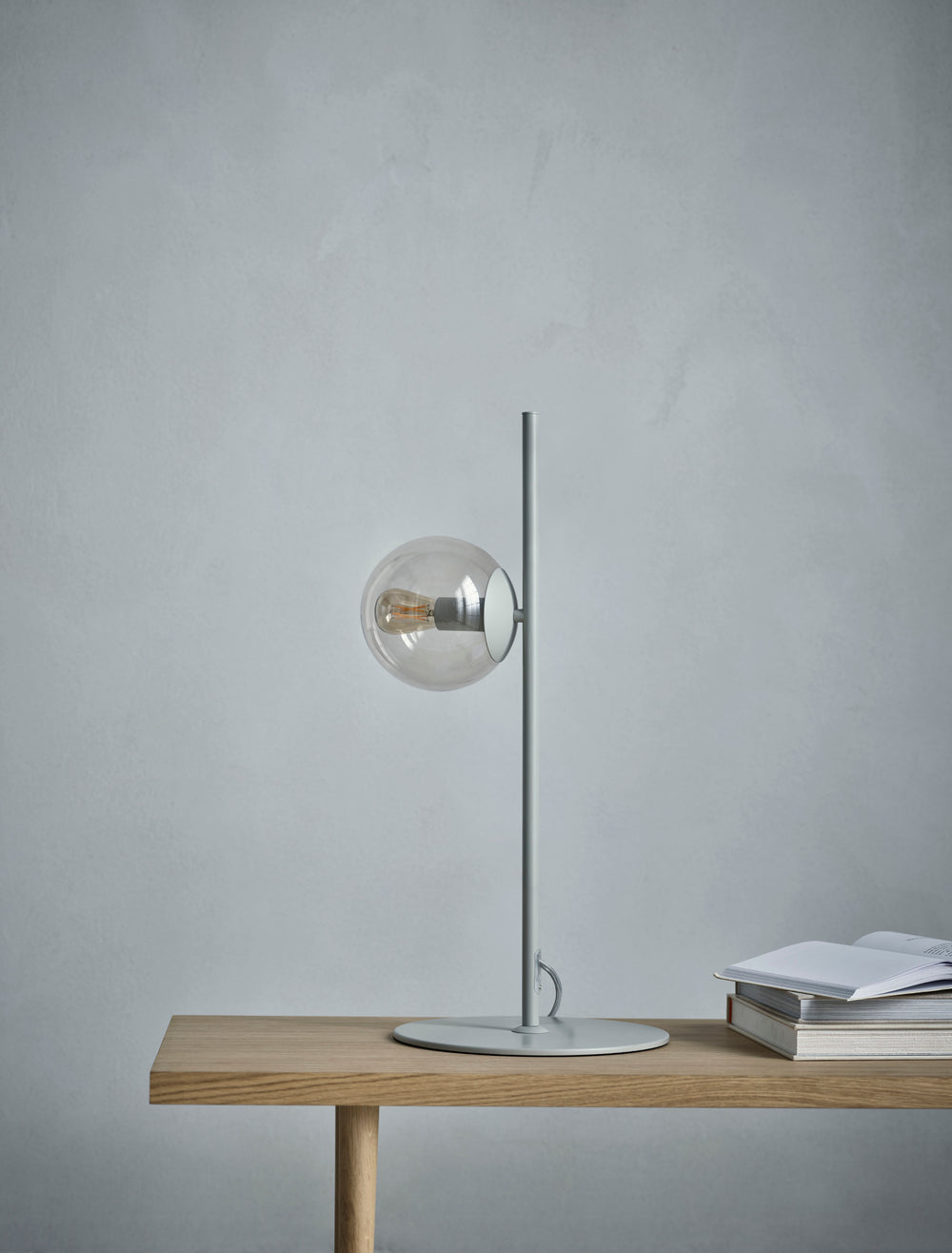 Black ORB table lamp