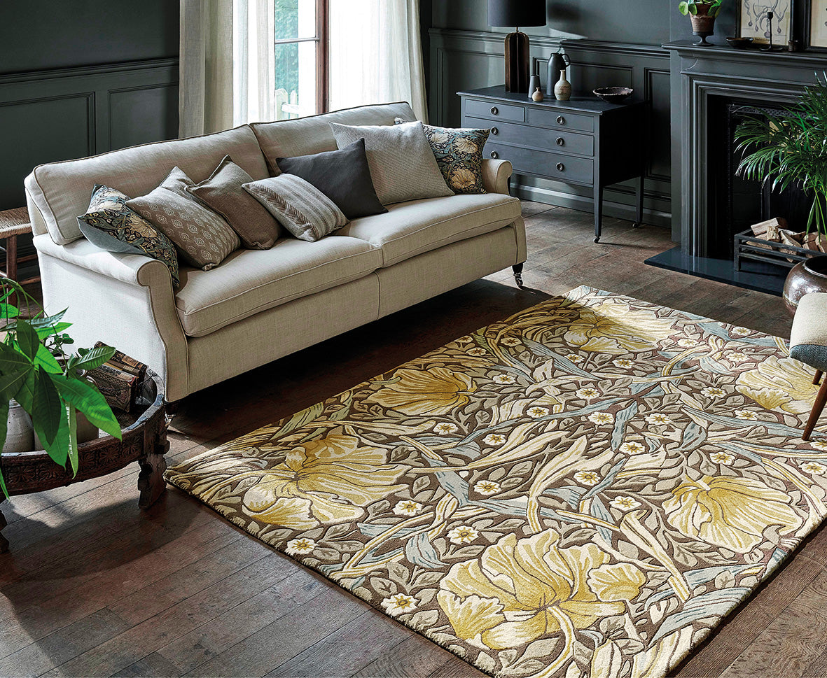 Pimpernel bullrush rug beige-yellow