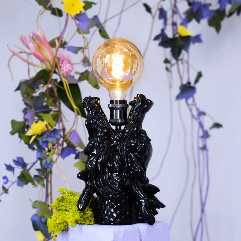 DRAGONIZED BASTERD Tischleuchte schwarz