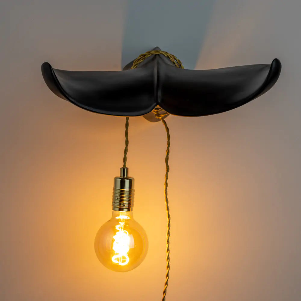 Wall lamp THE TAIL WILL FOLLOW black