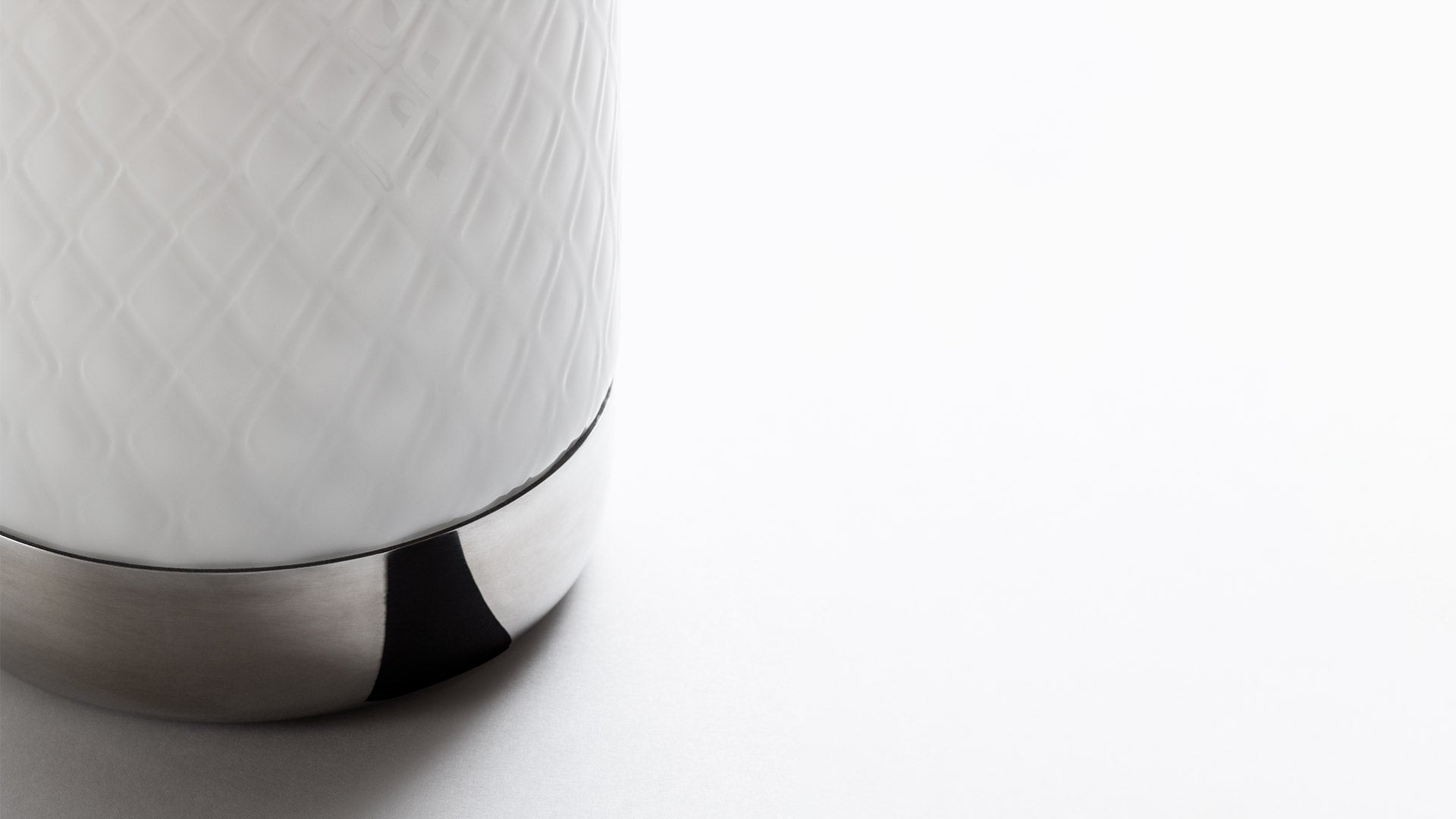 Tragbare Lampe BONTA PLATE weiß mit Rot