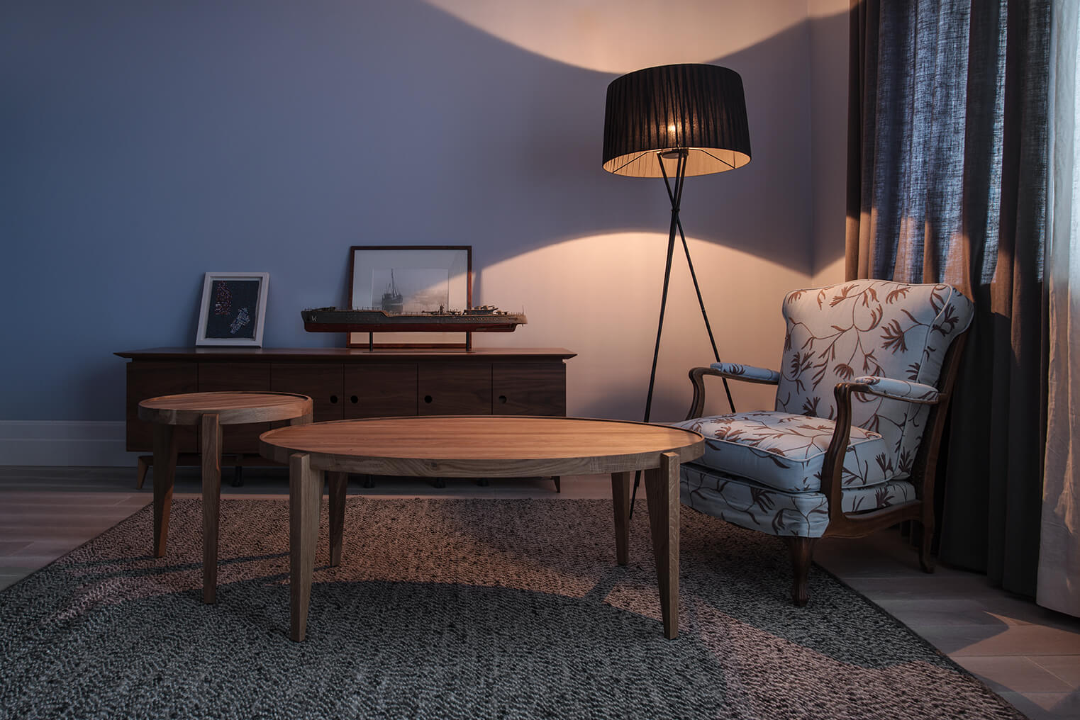 Tisch BONTRI ELIPSA Eiche