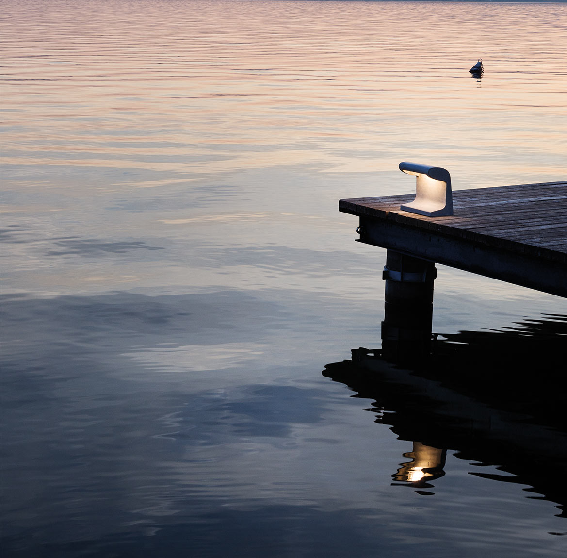 Stehlampe für den Außenbereich BORNE BÉTON Beton