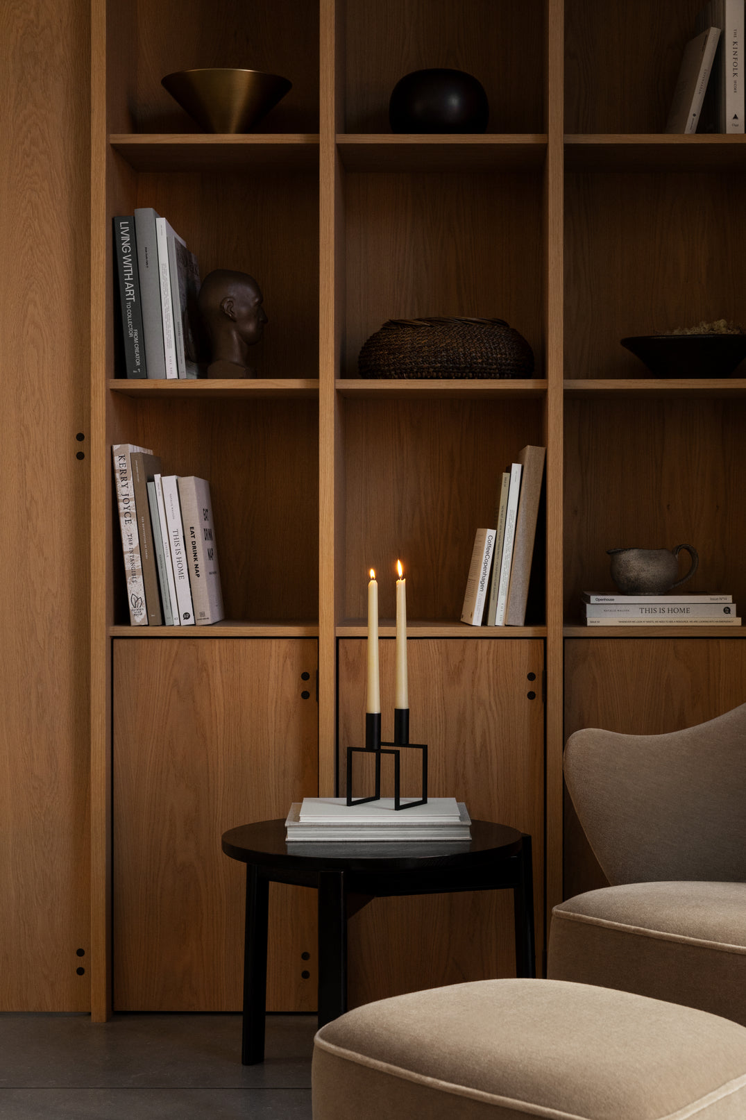 Kerzenhalter KUBUS LINE weiß