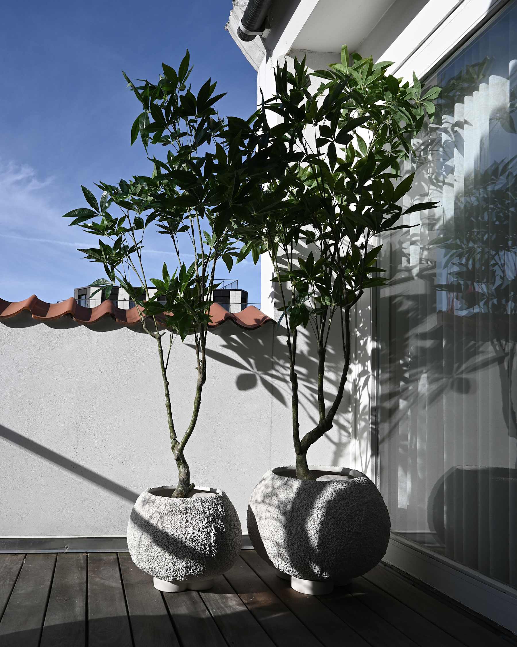 URCHIN Blumentopf cremeweiß 