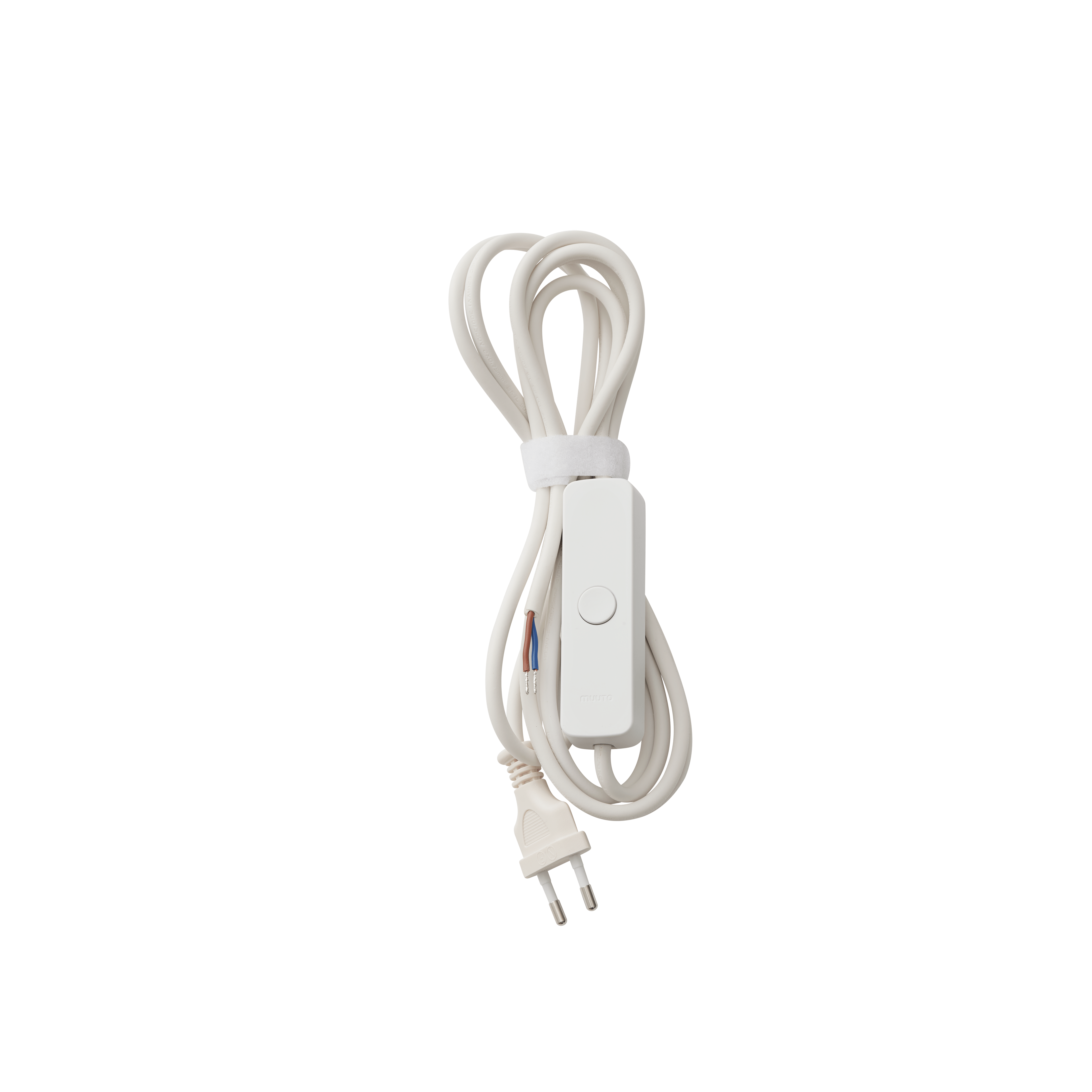 Lampa ścienna CALM biały z pomarańczową obwódką