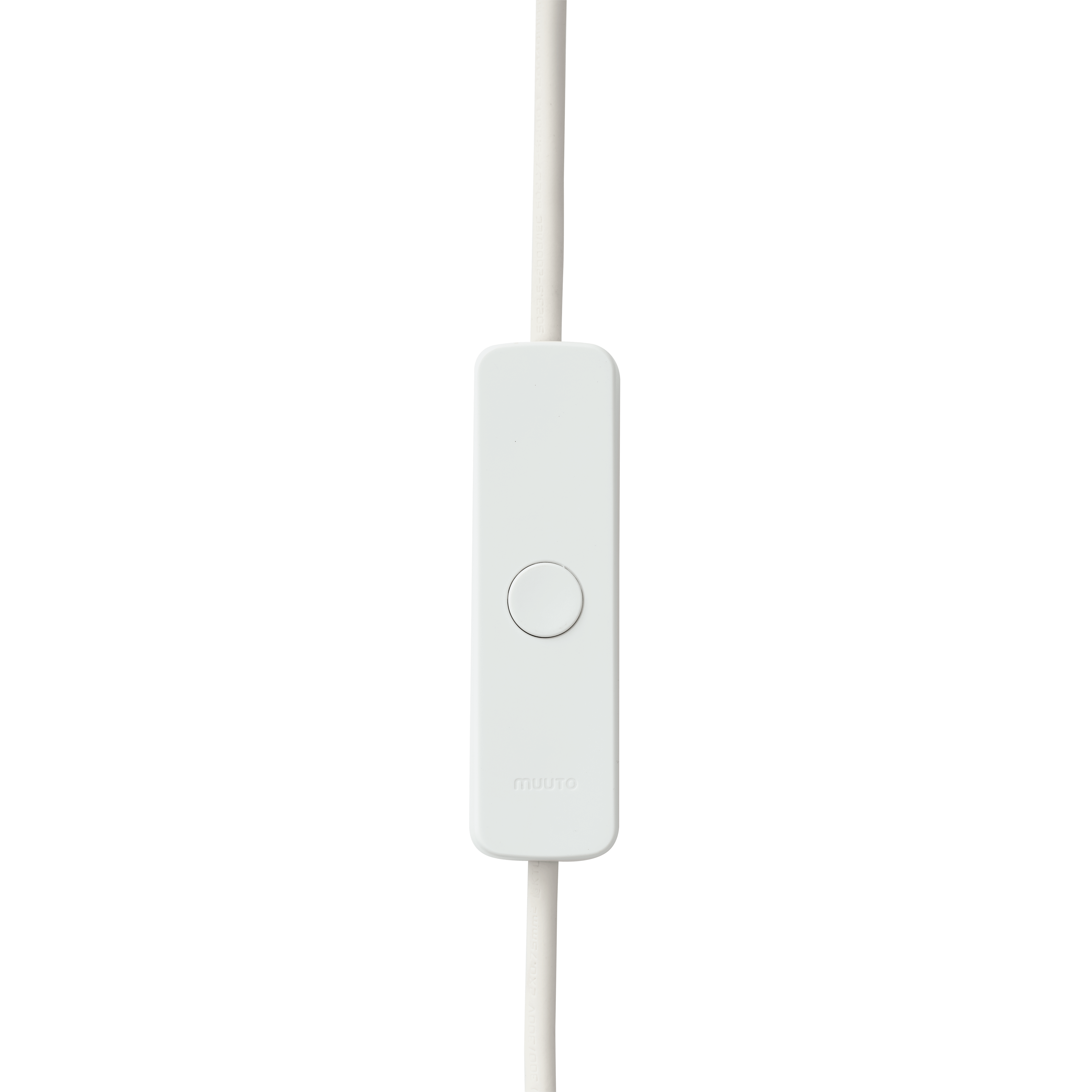 Lampa ścienna CALM biały z pomarańczową obwódką