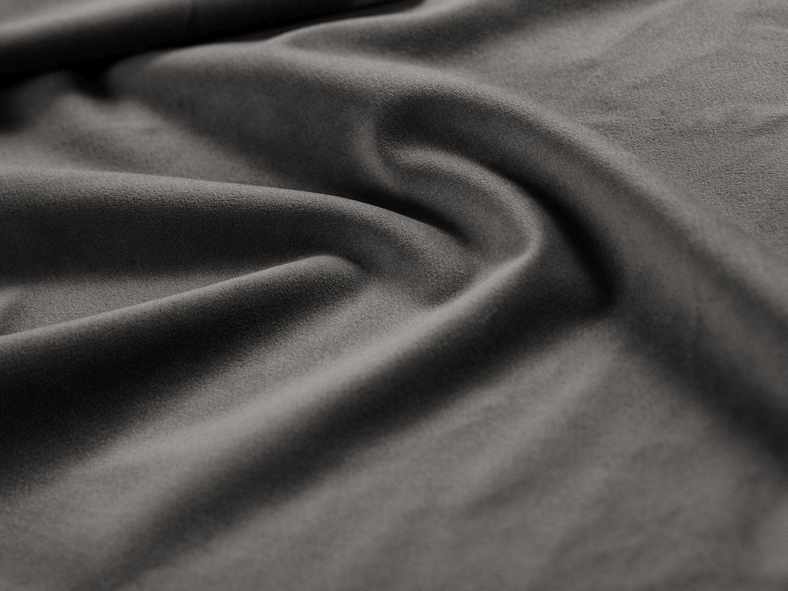 Sofa aus Samt 2-sitzig GEORGIA dunkelgrau