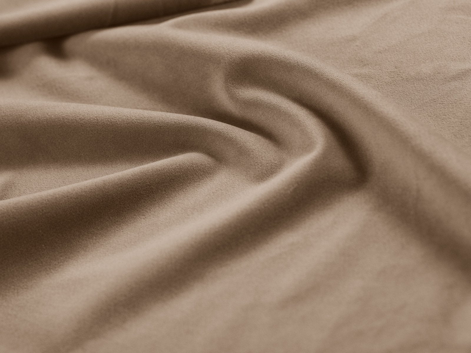 Sofa aus Samt 3-sitzig GEORGIA mandelbeige