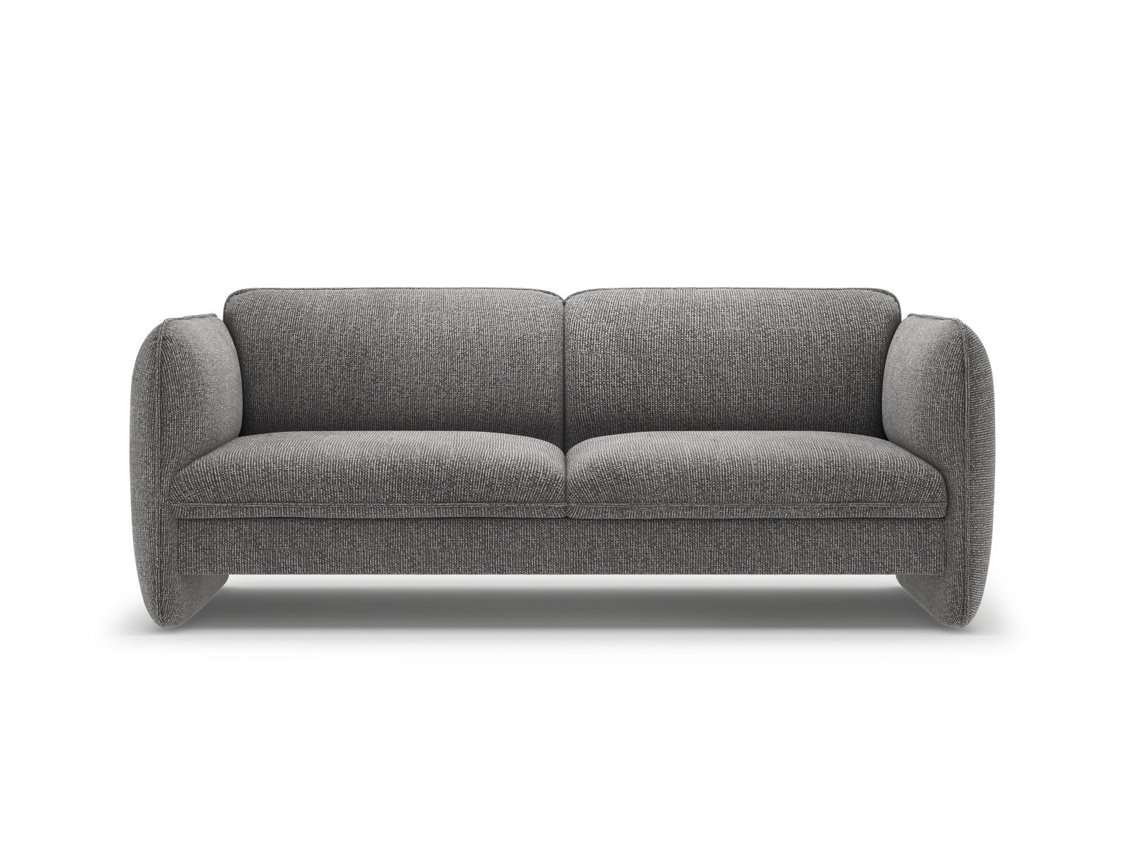 3-seater Sofa GEORGIA dark gray chenille