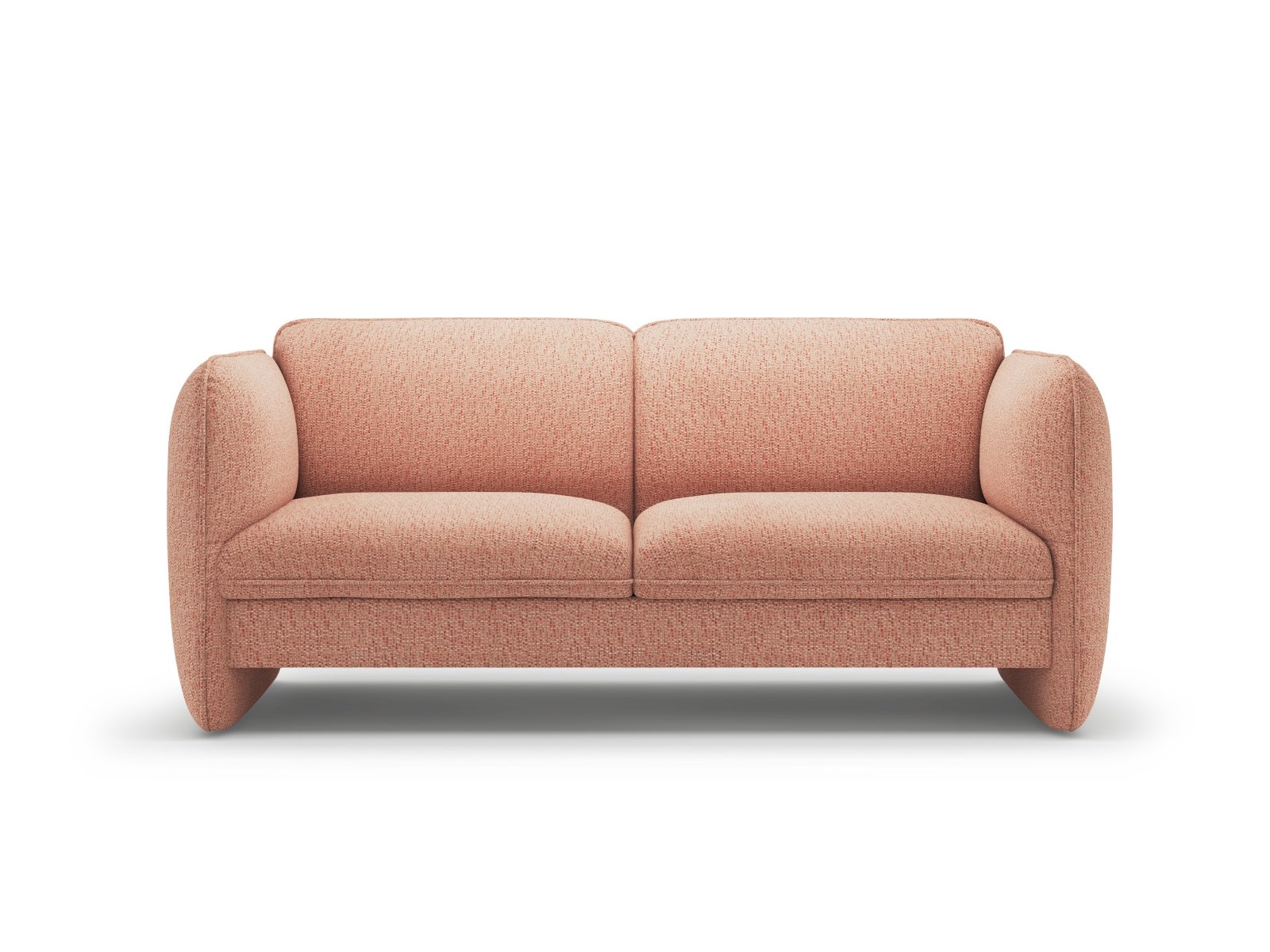 Sofa 2-sitzig GEORGIA rosa Chenille