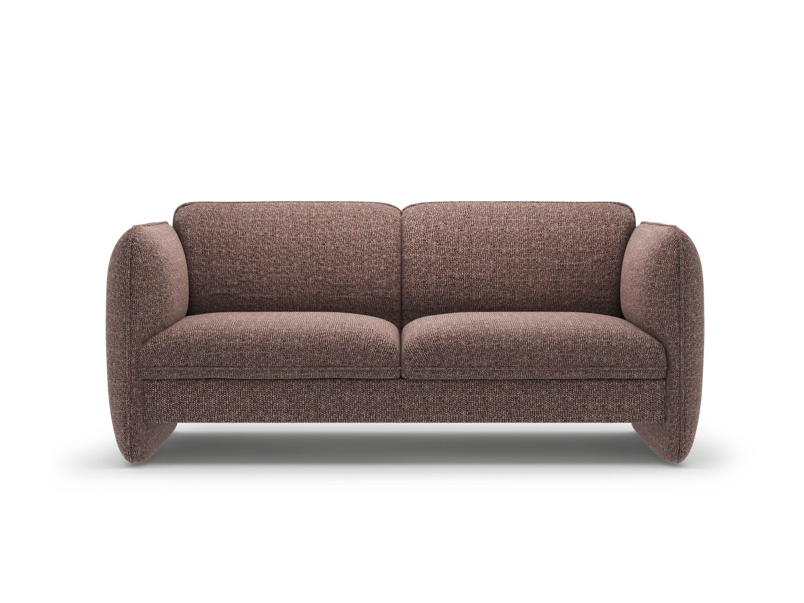 2-seater Sofa GEORGIA brown chenille