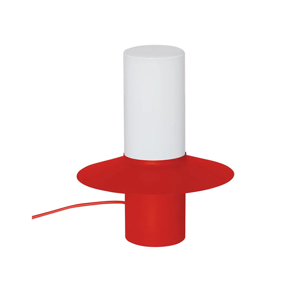 CAPONIO Tischleuchte rot-orange