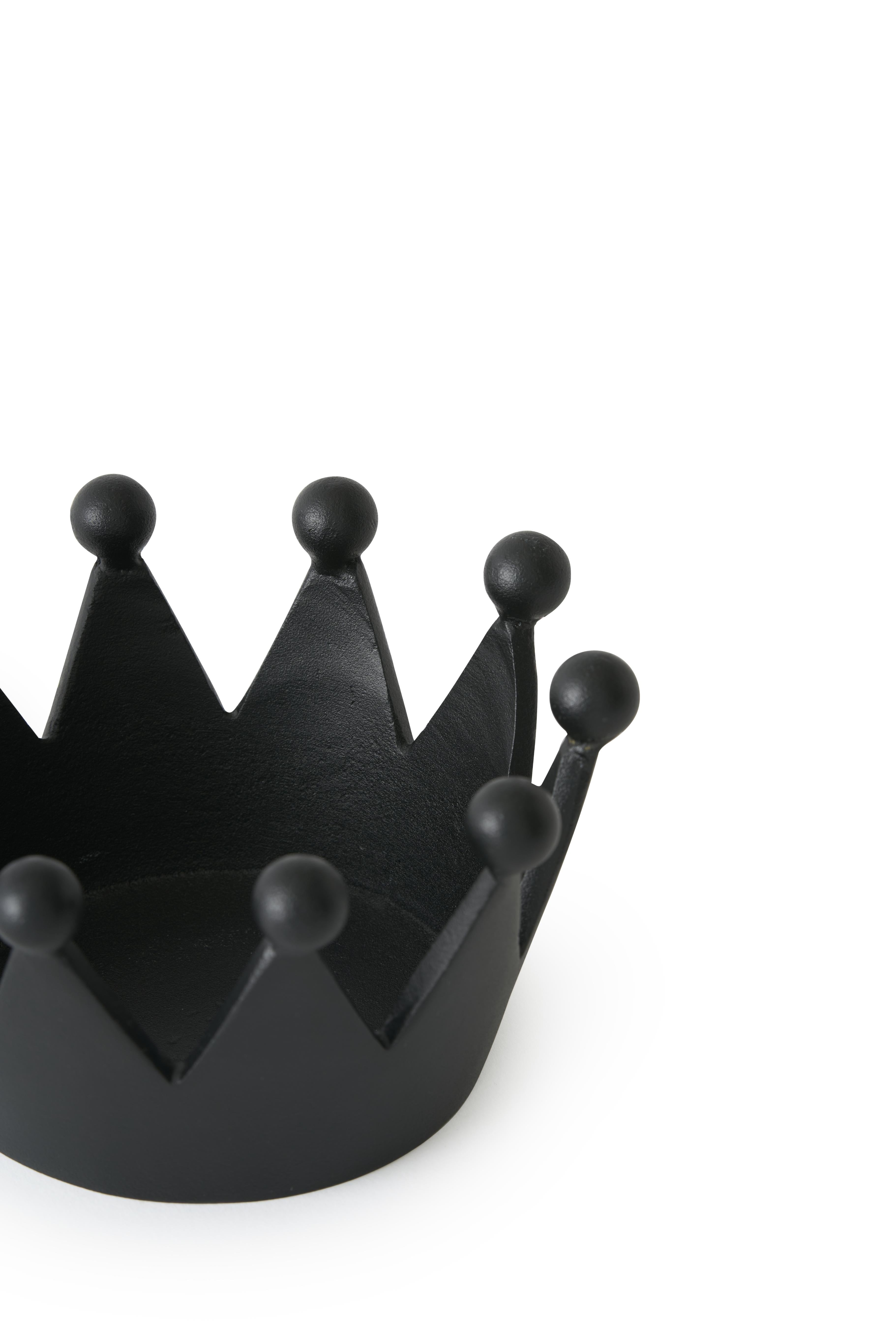 Dekoration CAST CROWN schwarz