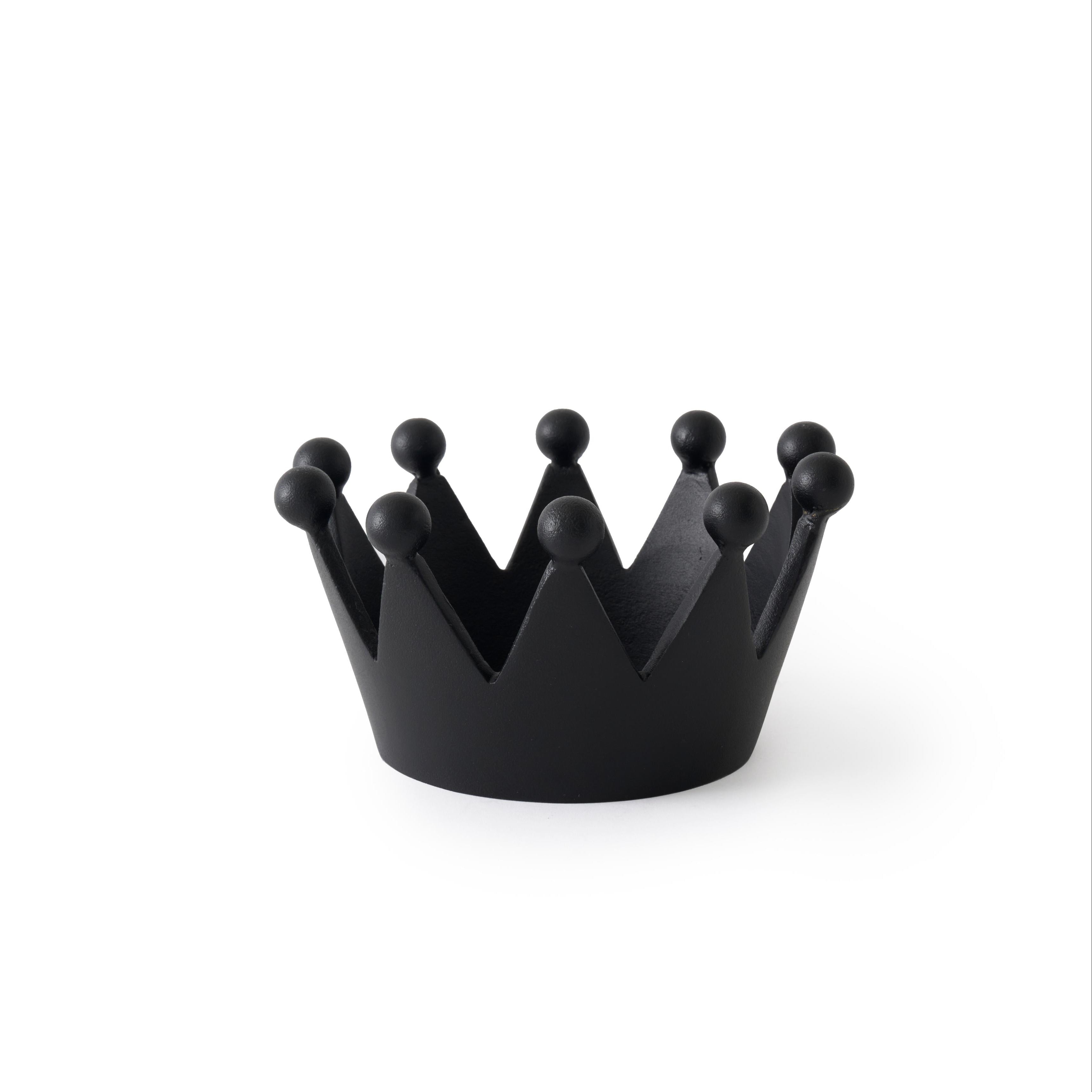 Dekoration CAST CROWN schwarz