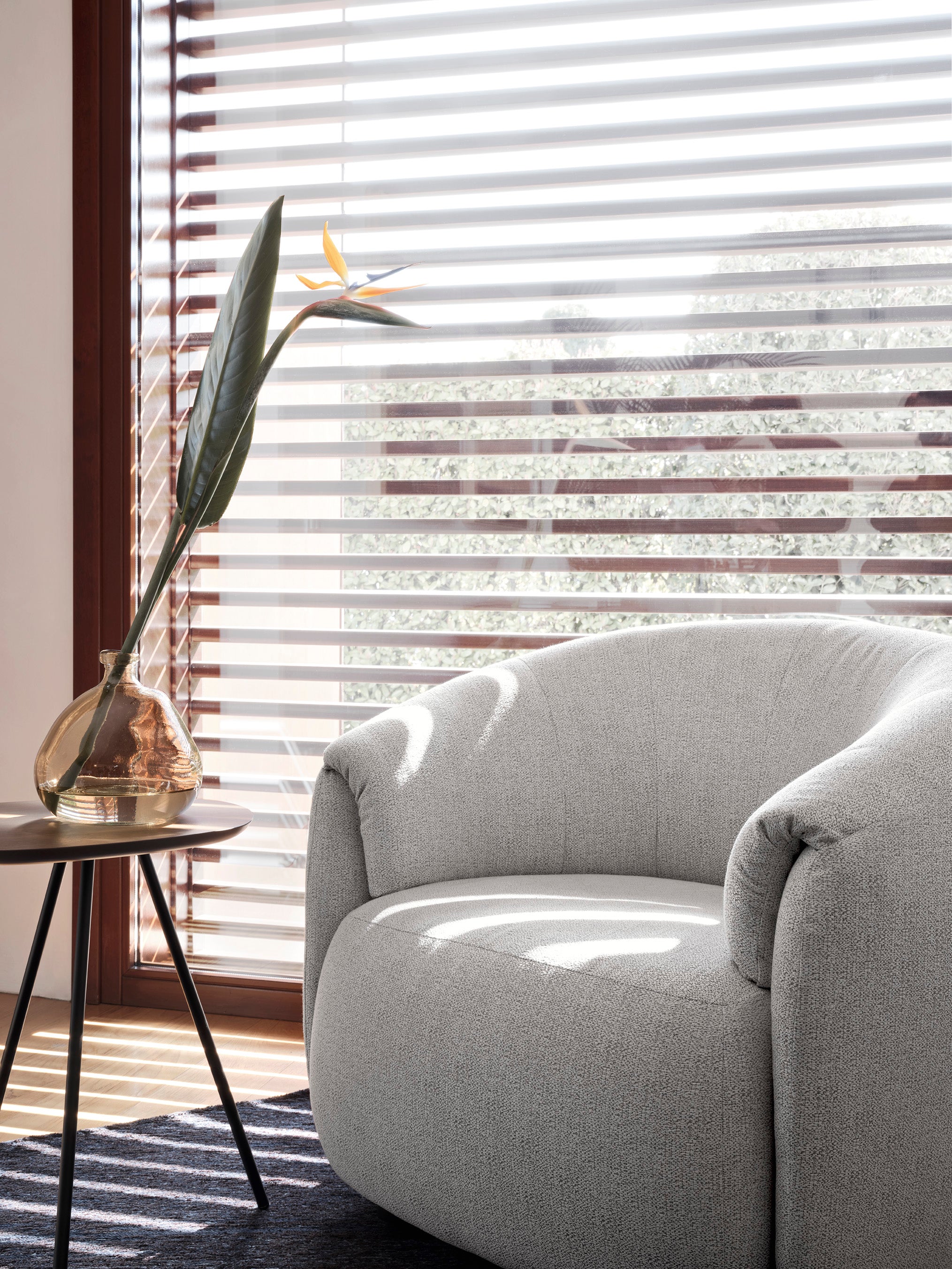 TWEET brown side table