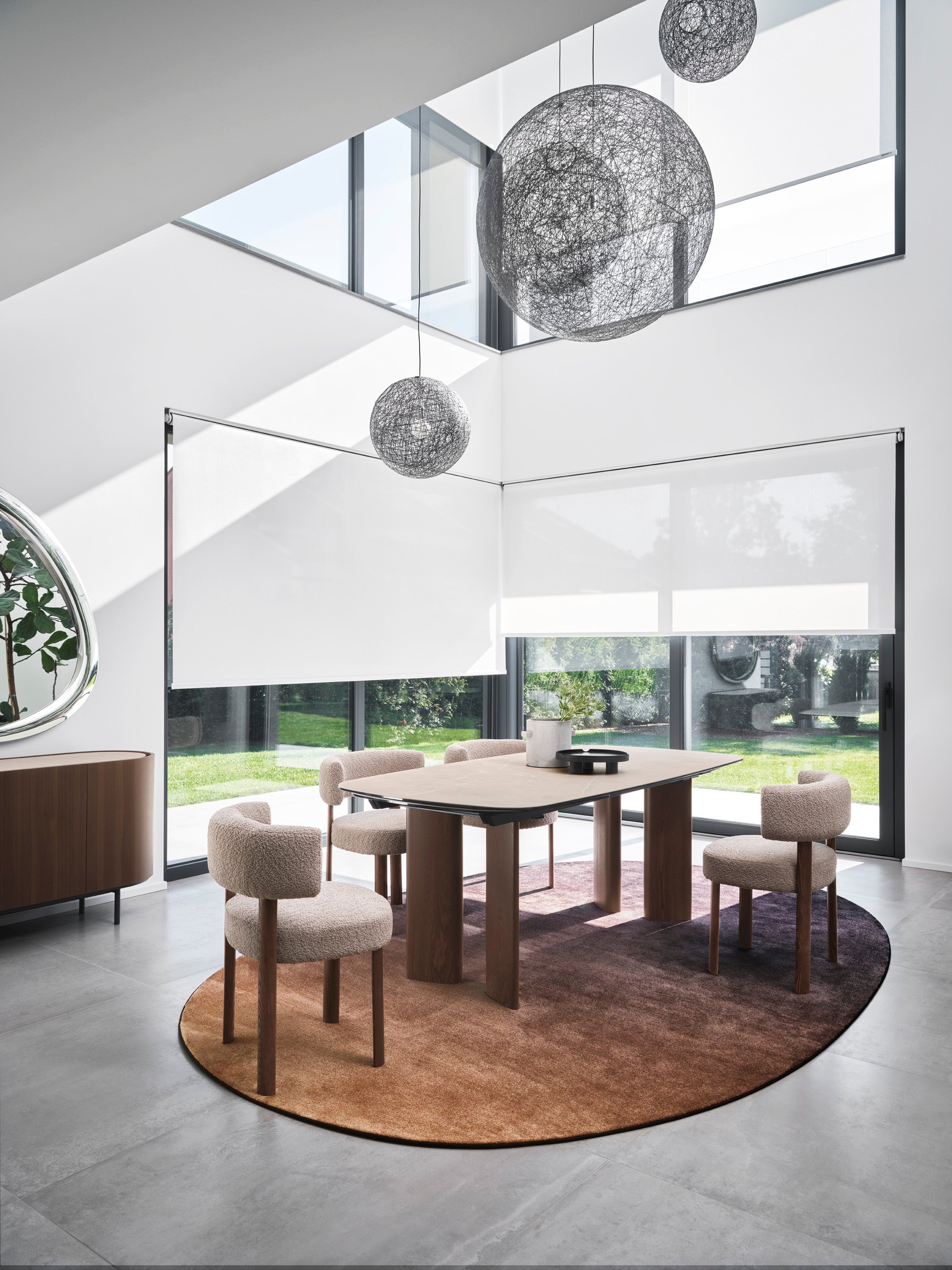 Krzesło GLEN tapicerowane z drewnianą podstawą – drewno, Calligaris