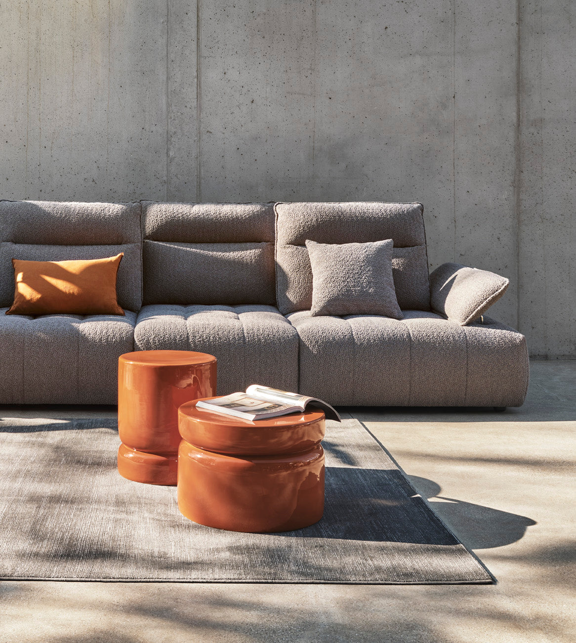 Orange BAMBU Side Table