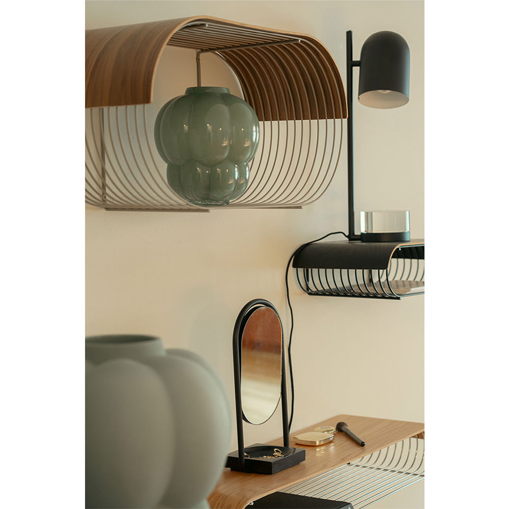 Taca CURVA dunkles Eichenholz