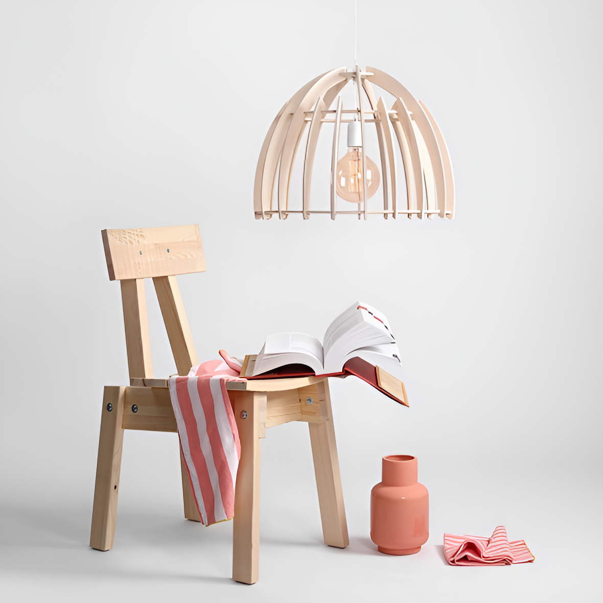 FERB Holz-Hängelampe